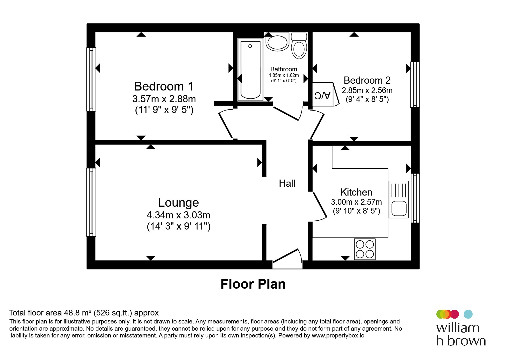 34, St. Georges Road, Doncaster floorplan
