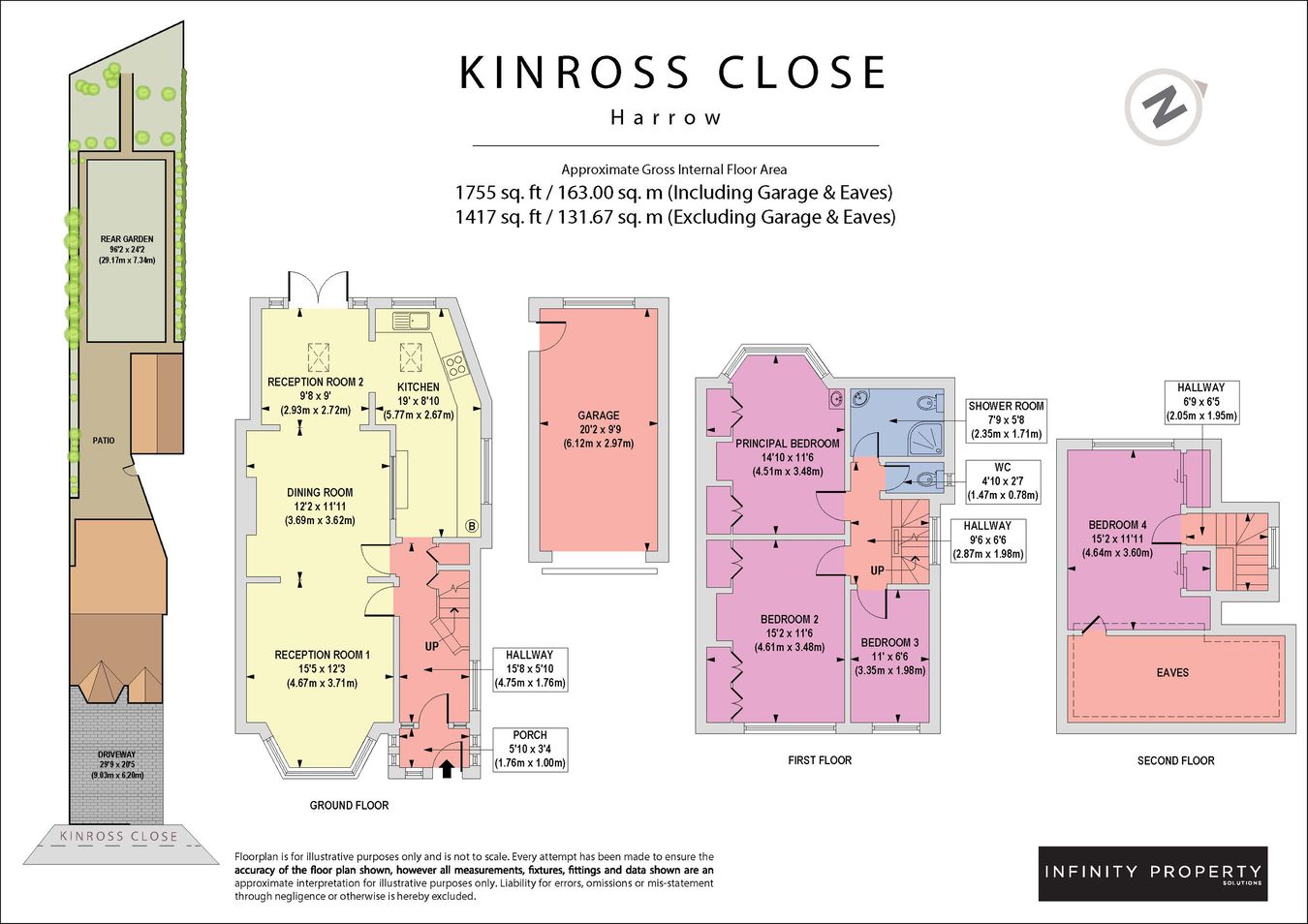 12, Kinross Close, Harrow floorplan