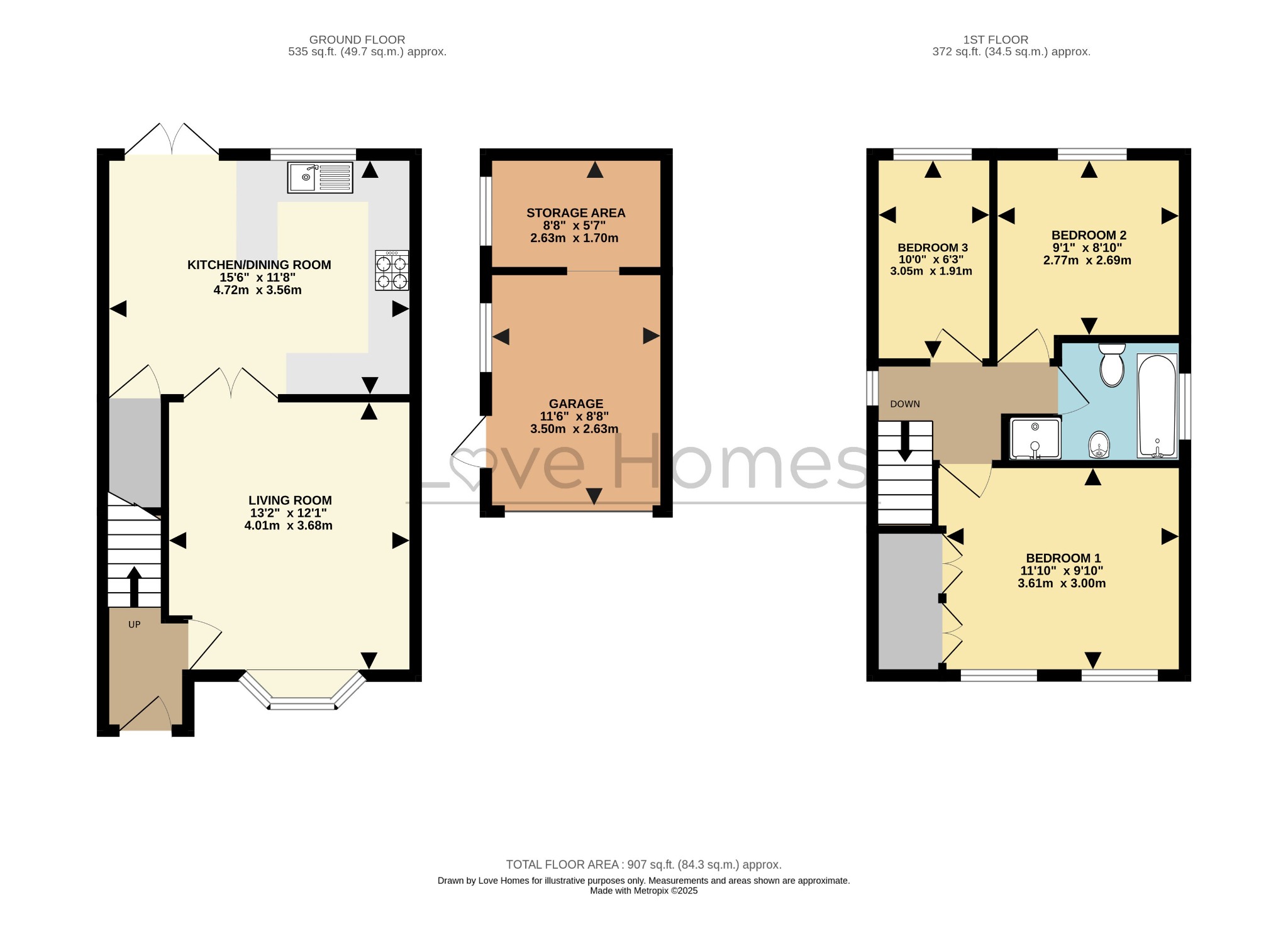 30, Gardeners Close, Bedford floorplan
