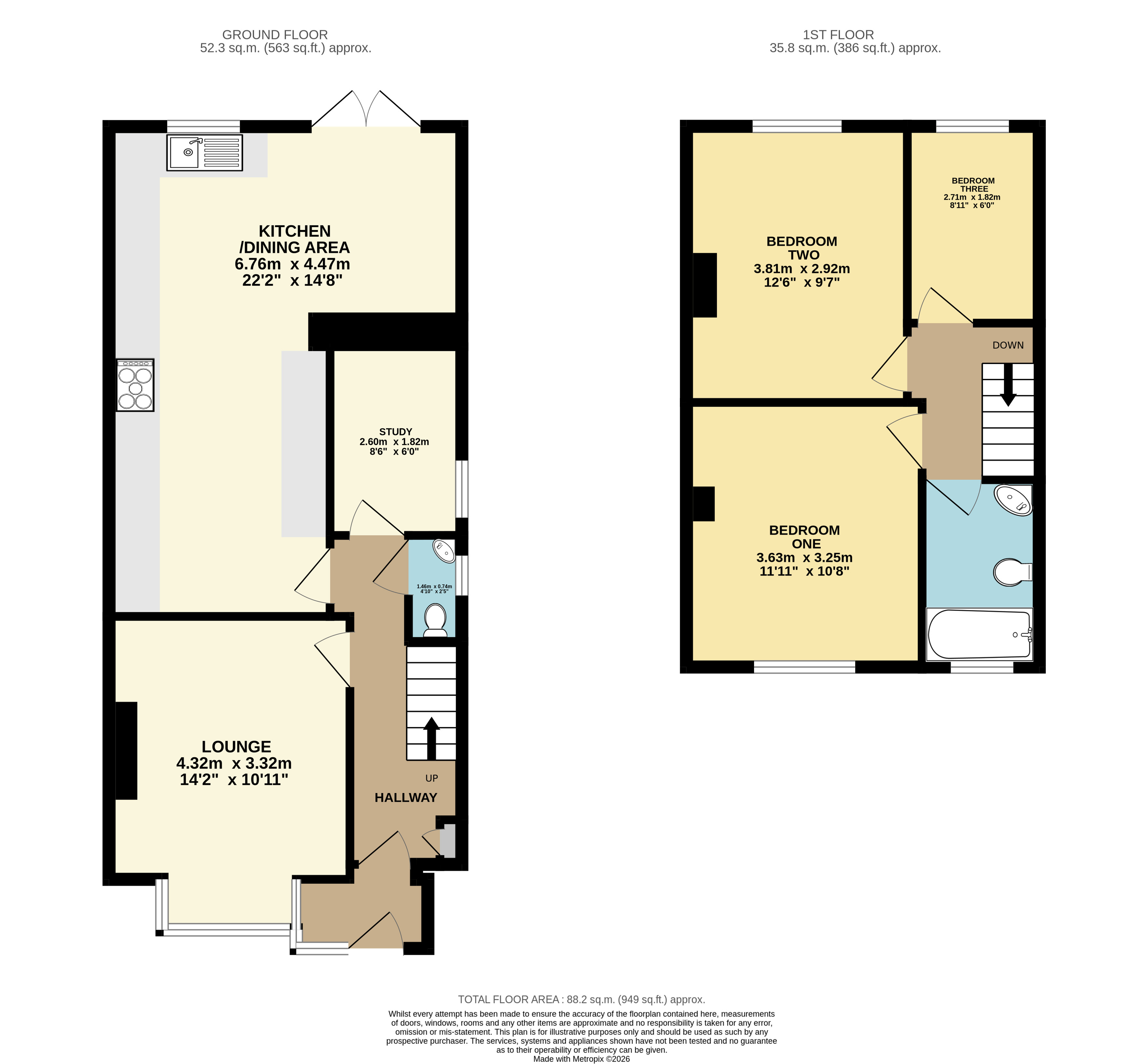 Borough Road, Bedfordshire floorplan