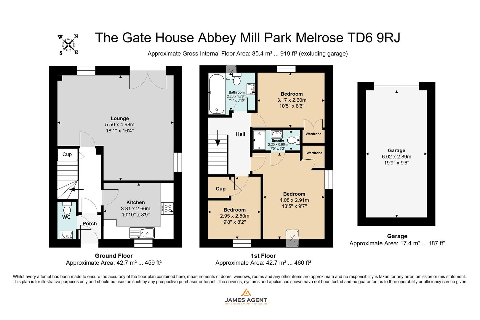 The Gate House, Abbey Mill Park, Melrose floorplan