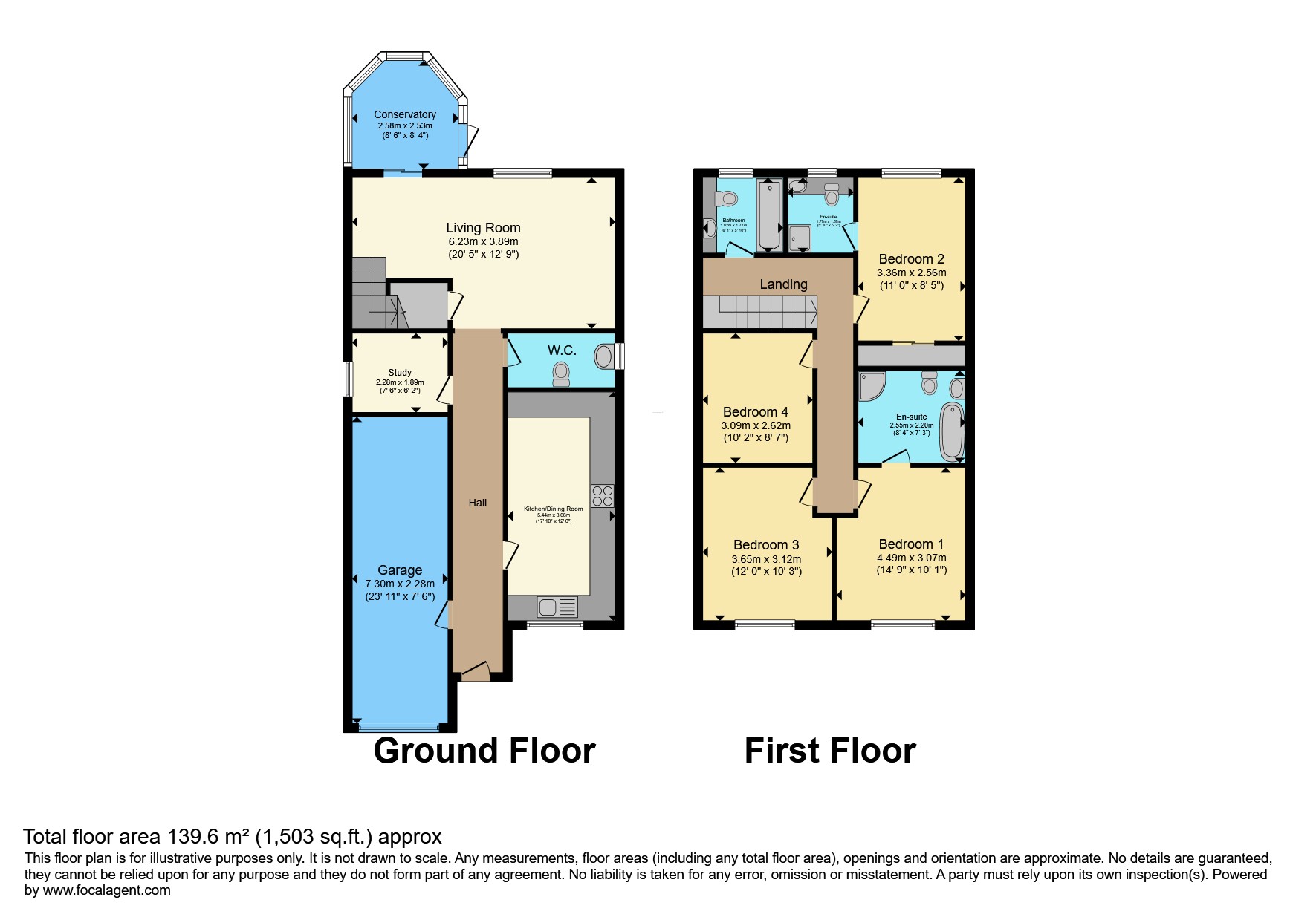 20, Glen Court, Castleford floorplan