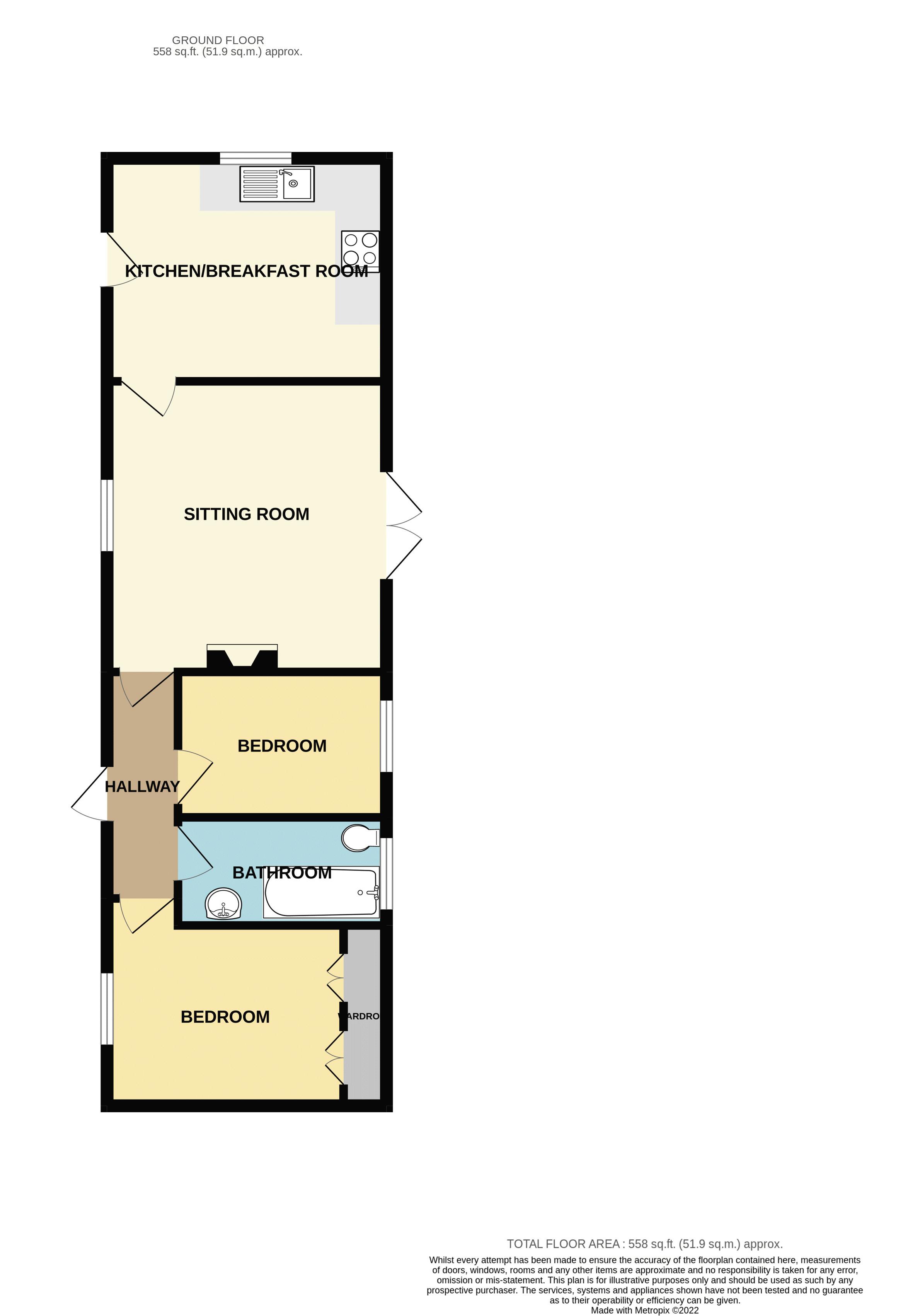 39 Middleway, Off Kings Acre Road, Hereford floorplan