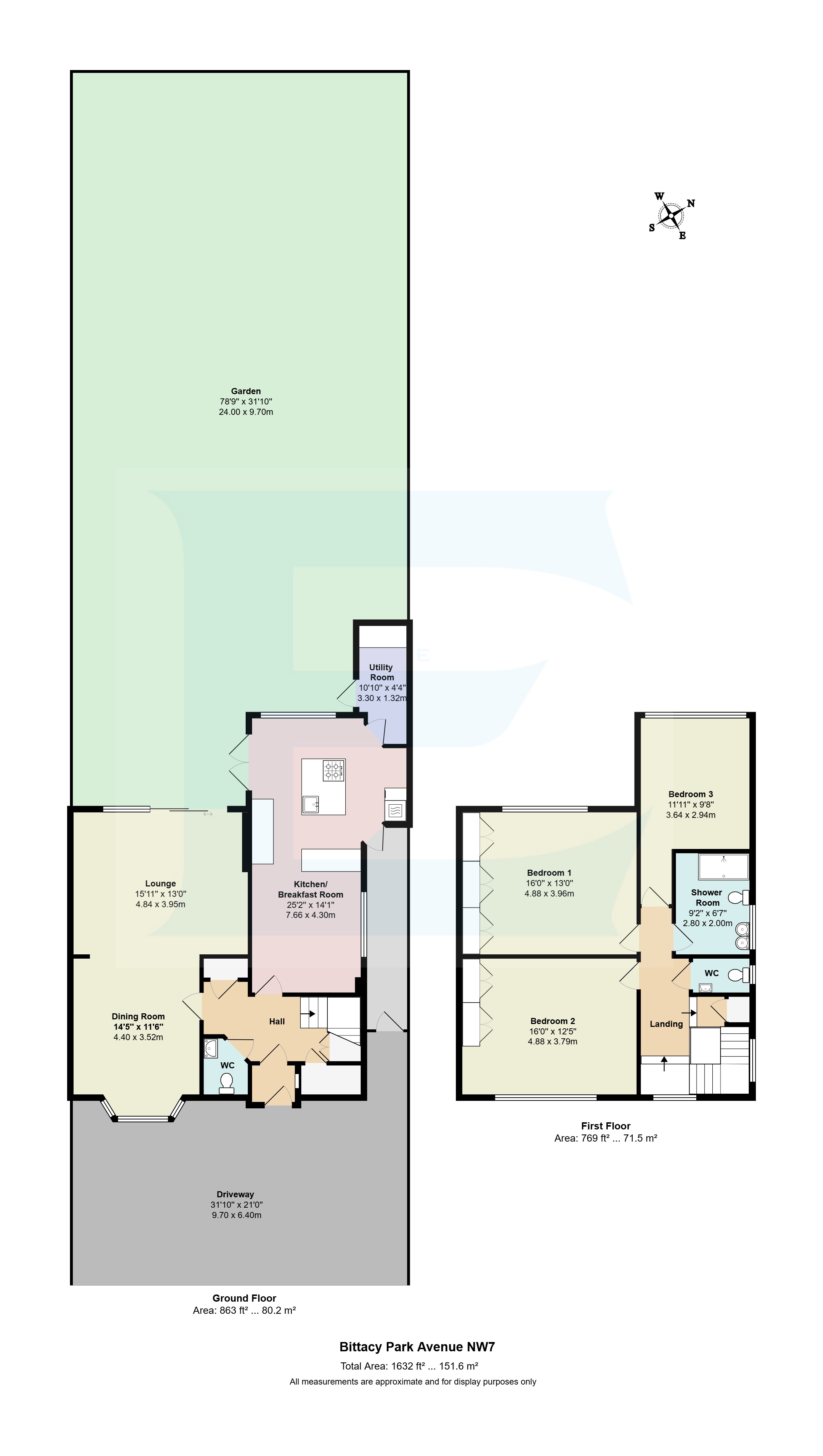 17, Bittacy Park Avenue, London floorplan