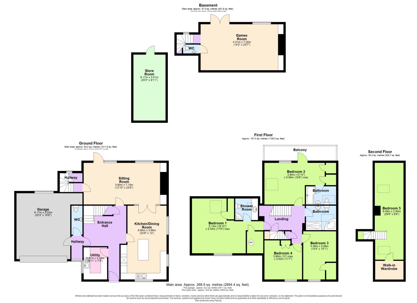 3, Heazle Place, Gloucestershire floorplan