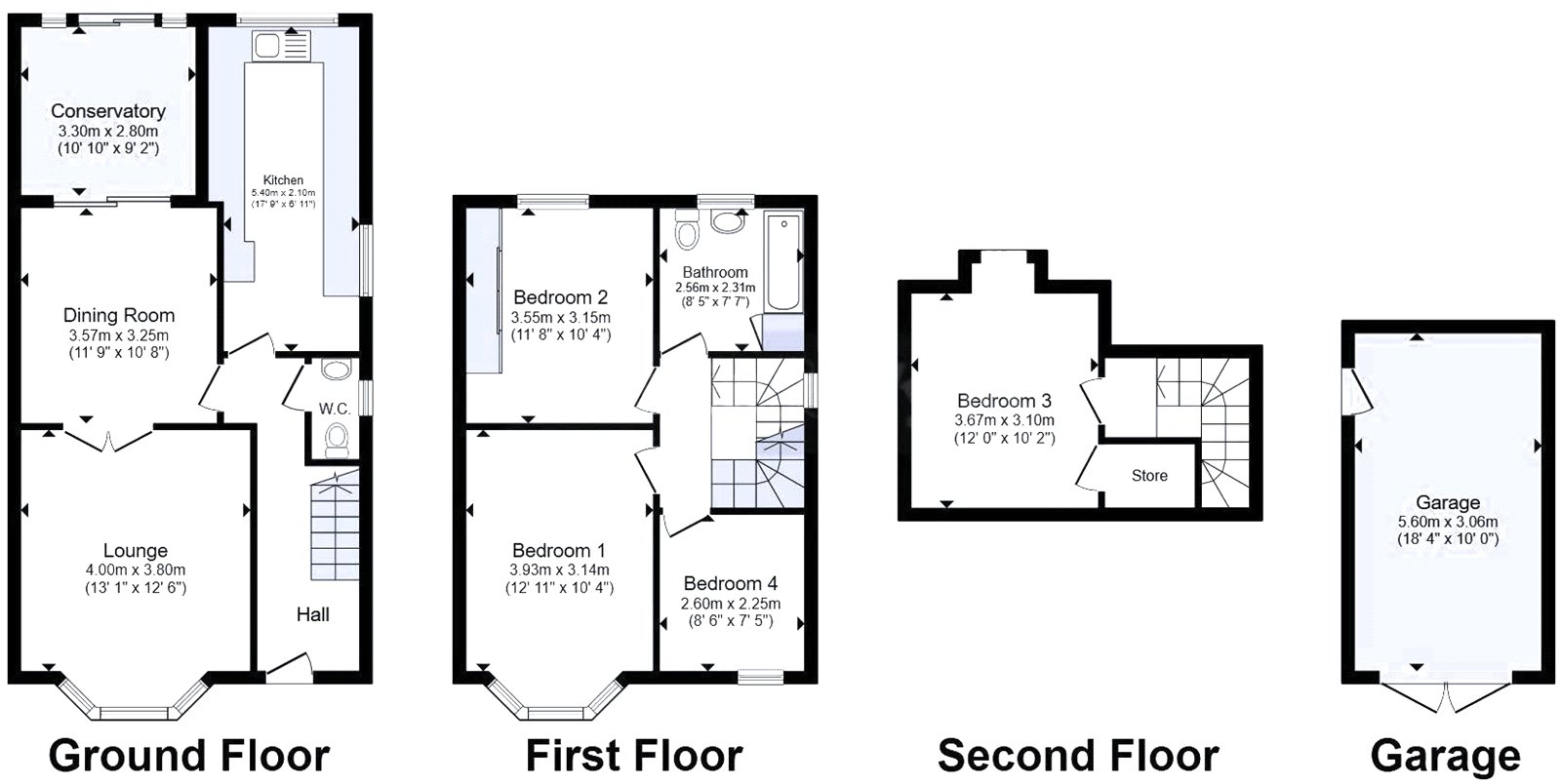 7, Hillman Road, Dorset floorplan