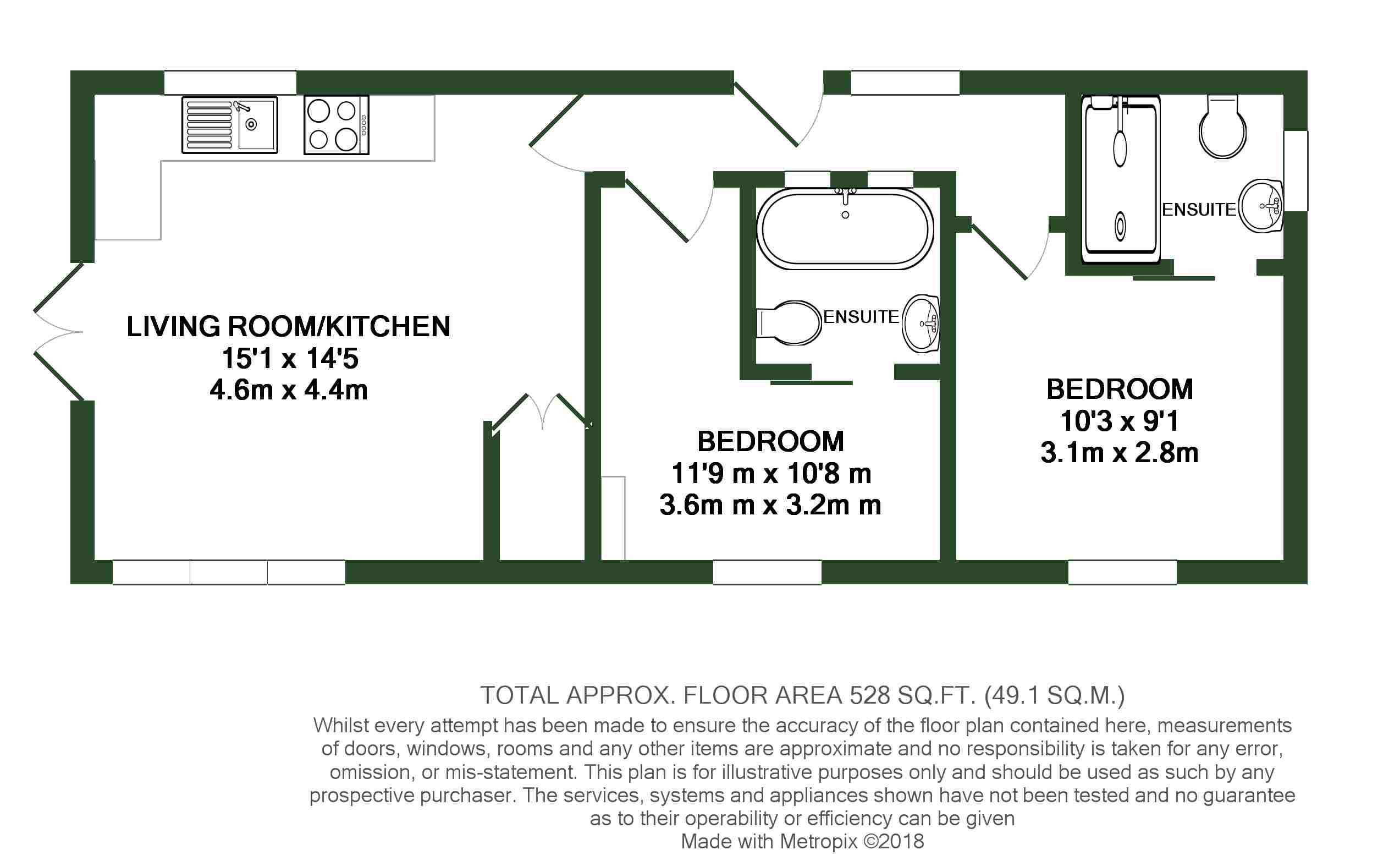 2 Bedrooms Bungalow to rent in Crumps Lane, Ulcombe, Maidstone ME17