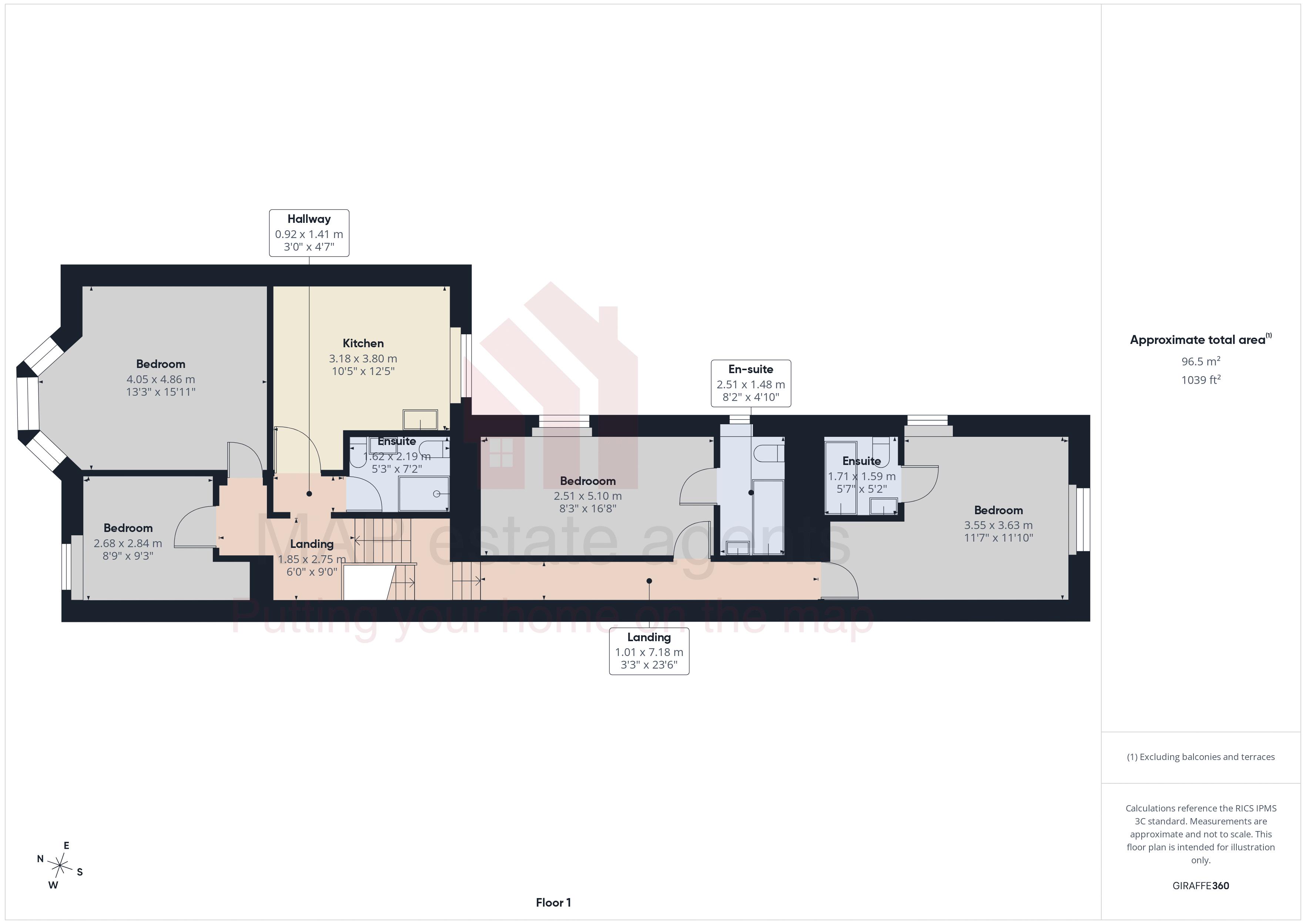 3, Pendarves Road, Camborne floorplan