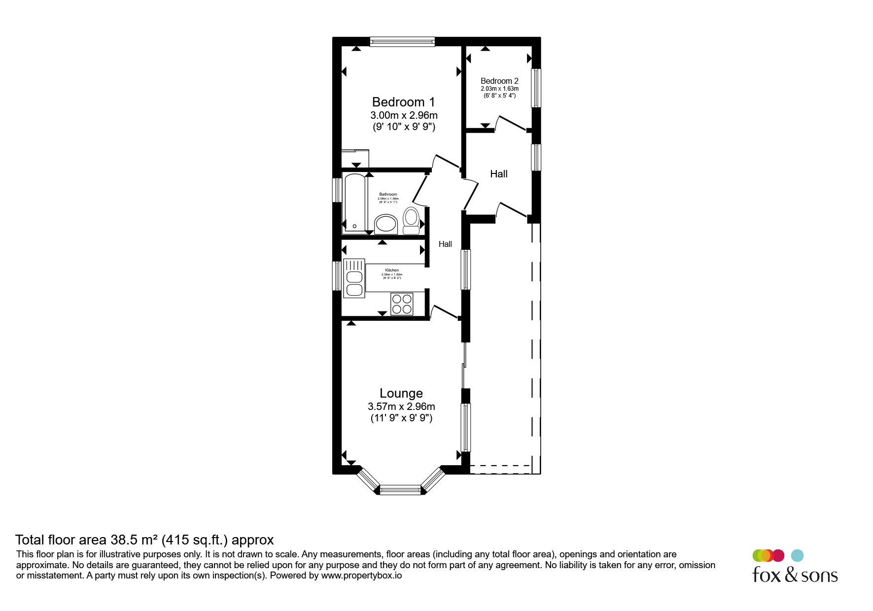 18, Ideal Park Homes, Eastleigh floorplan