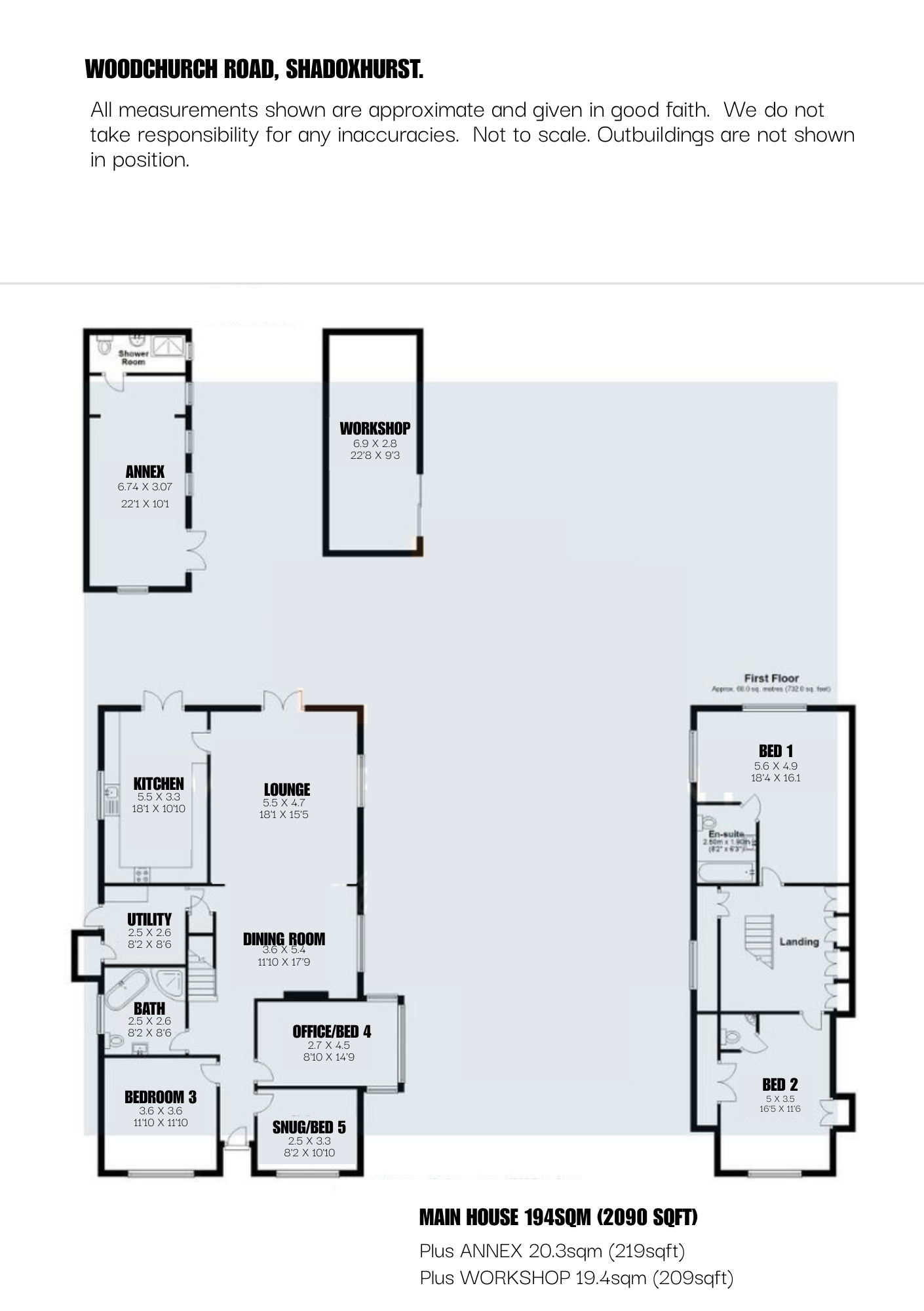 Secret Garden, Woodchurch Road, Ashford floorplan