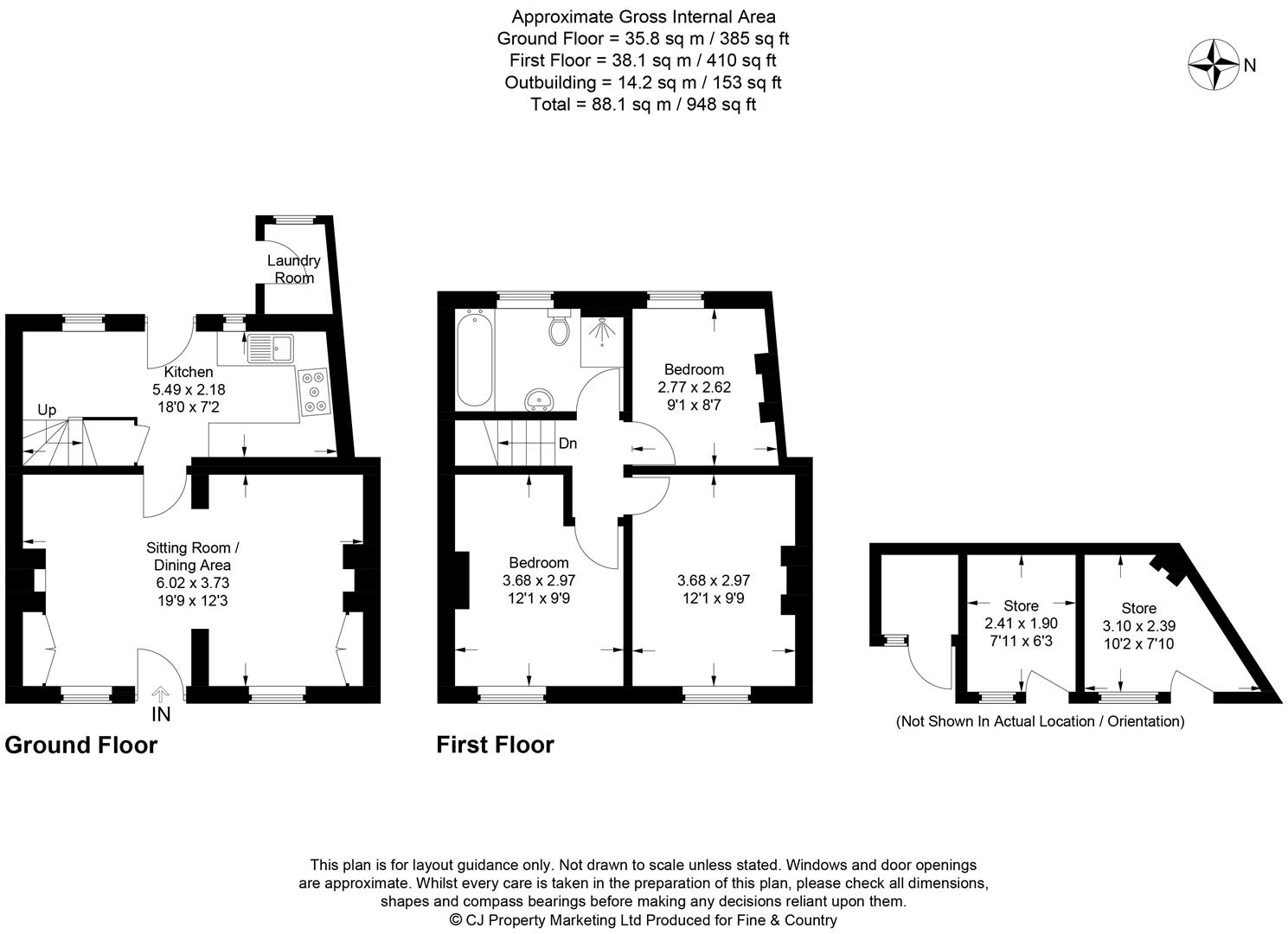 8, High Street South, Olney floorplan