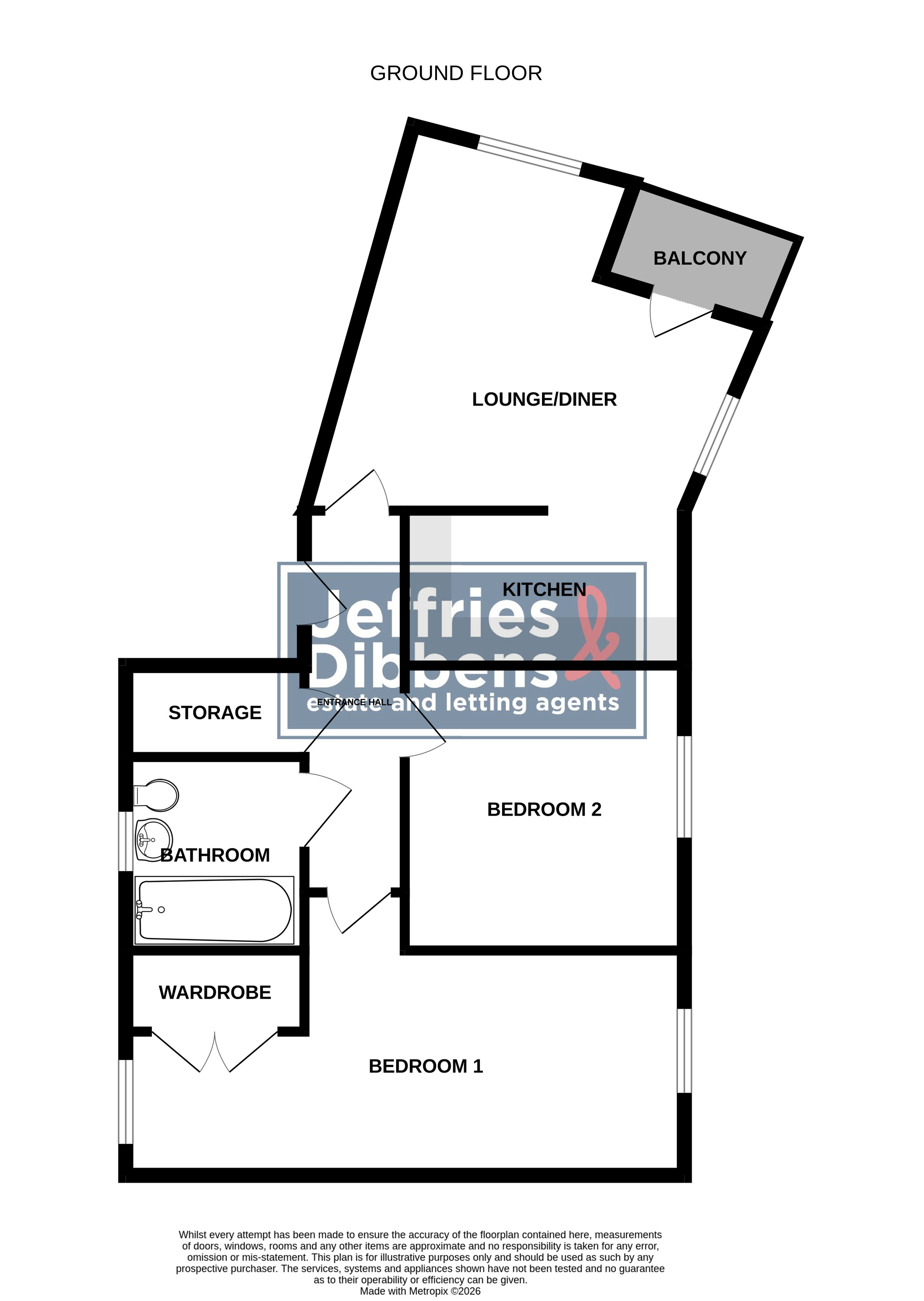 4 Balwen House, Tamworth Road, Waterlooville floorplan