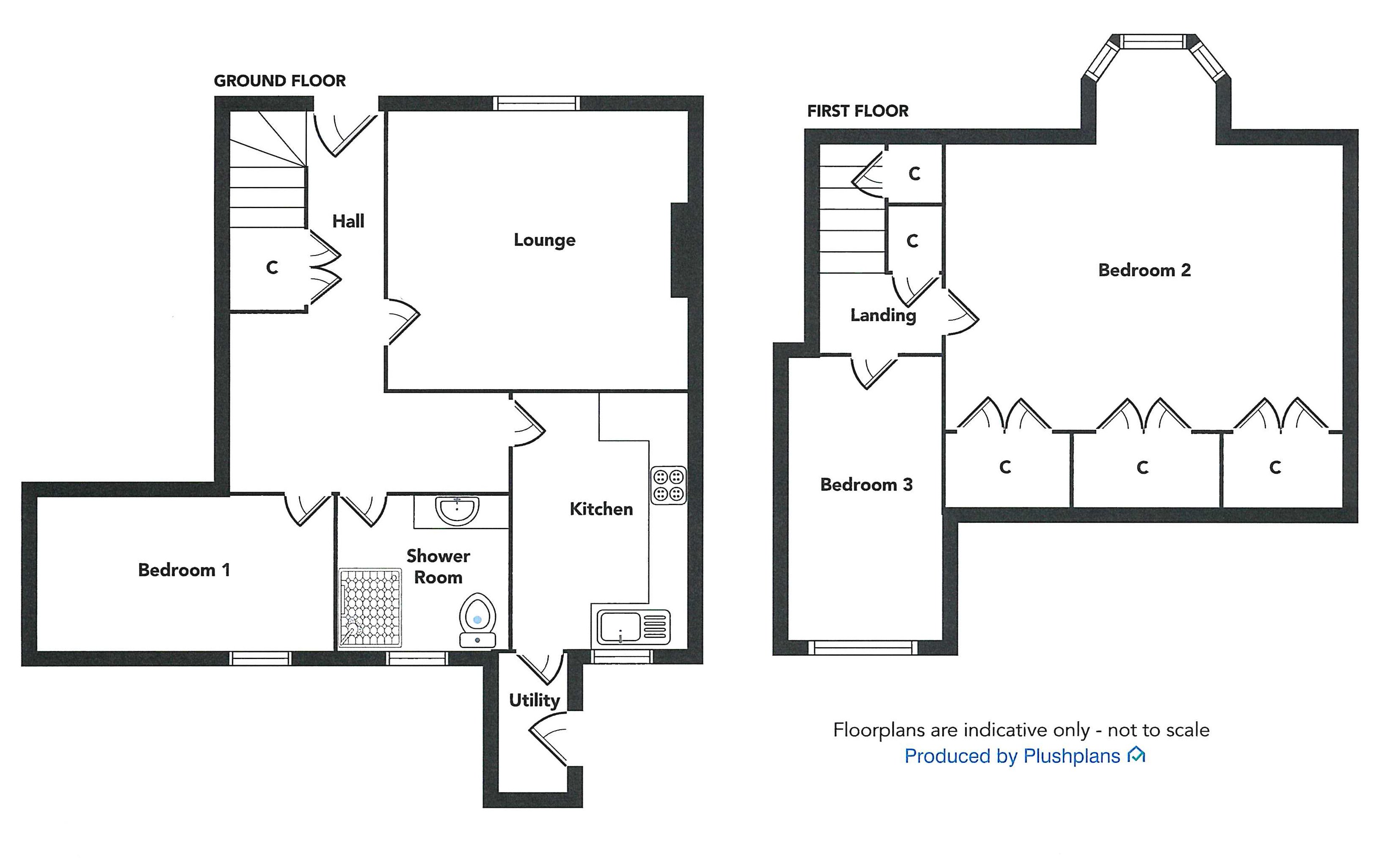Mull Cottage, 37 , Main Street, Port William floorplan