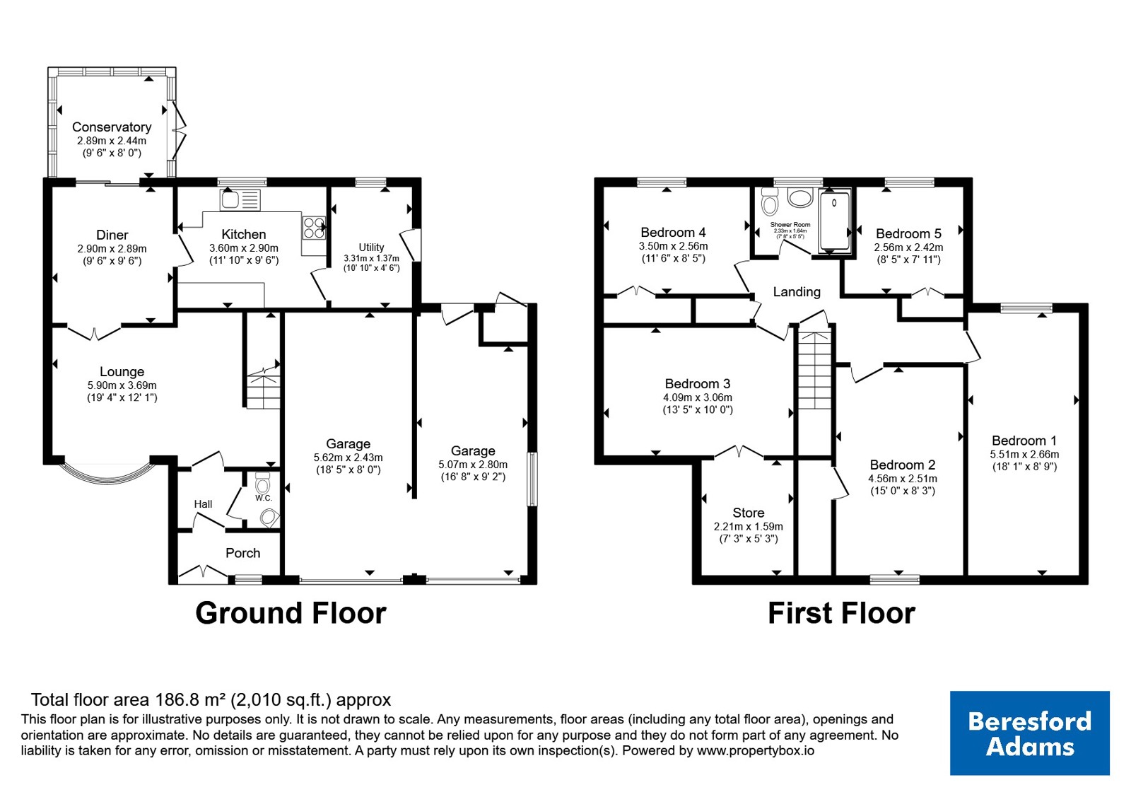 3, Lwyd Grove, Conwy floorplan