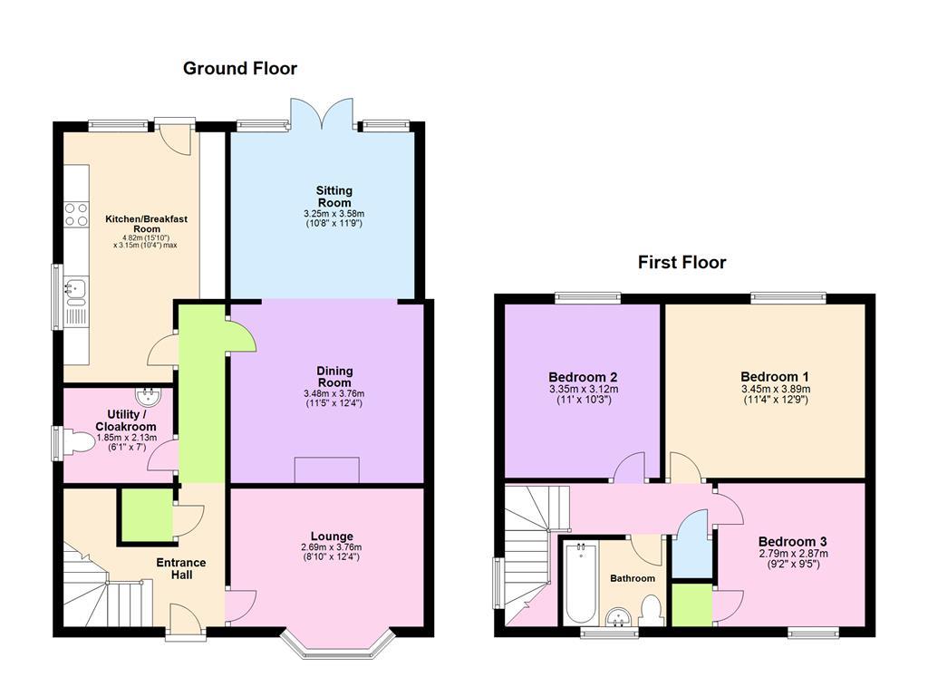 3 Bedrooms Semi-detached house for sale in Manor Gardens, Cambridge Street, St Neots PE19