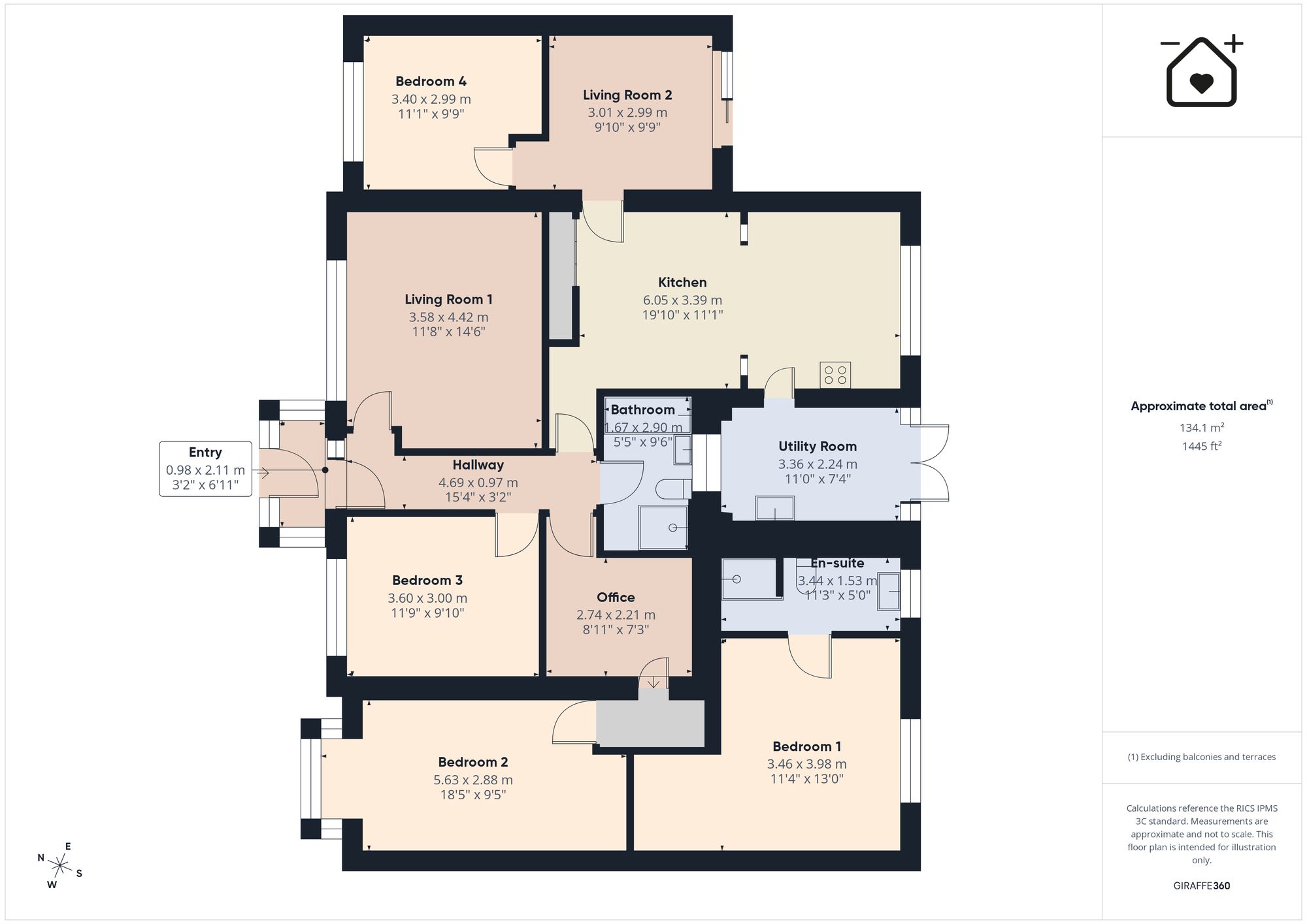 22 Grass Holm Close, Haverfordwest floorplan