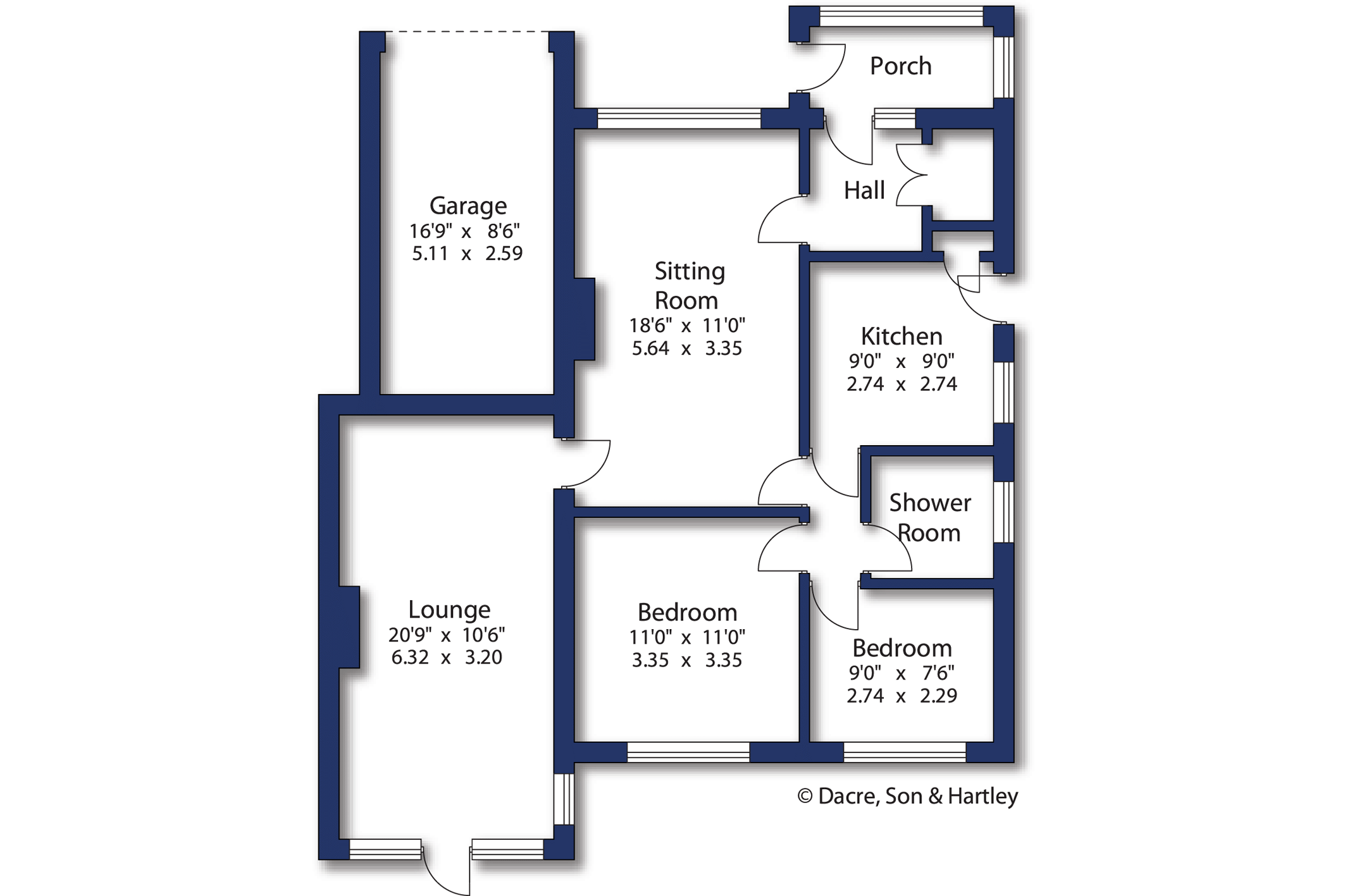 68, The Whartons, West Yorkshire floorplan