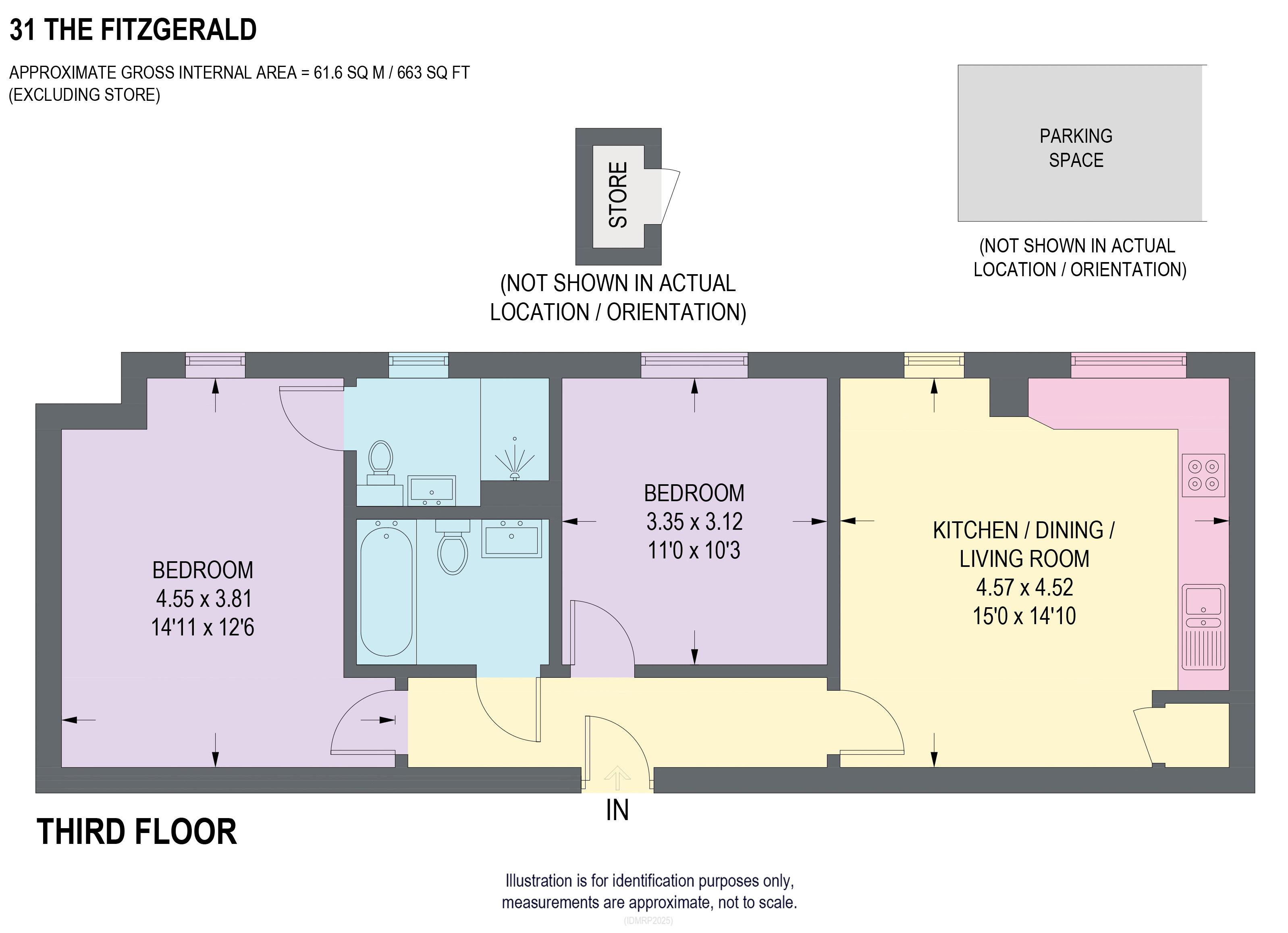 Apt 31 Fitzgerald, West Bar, Sheffield floorplan