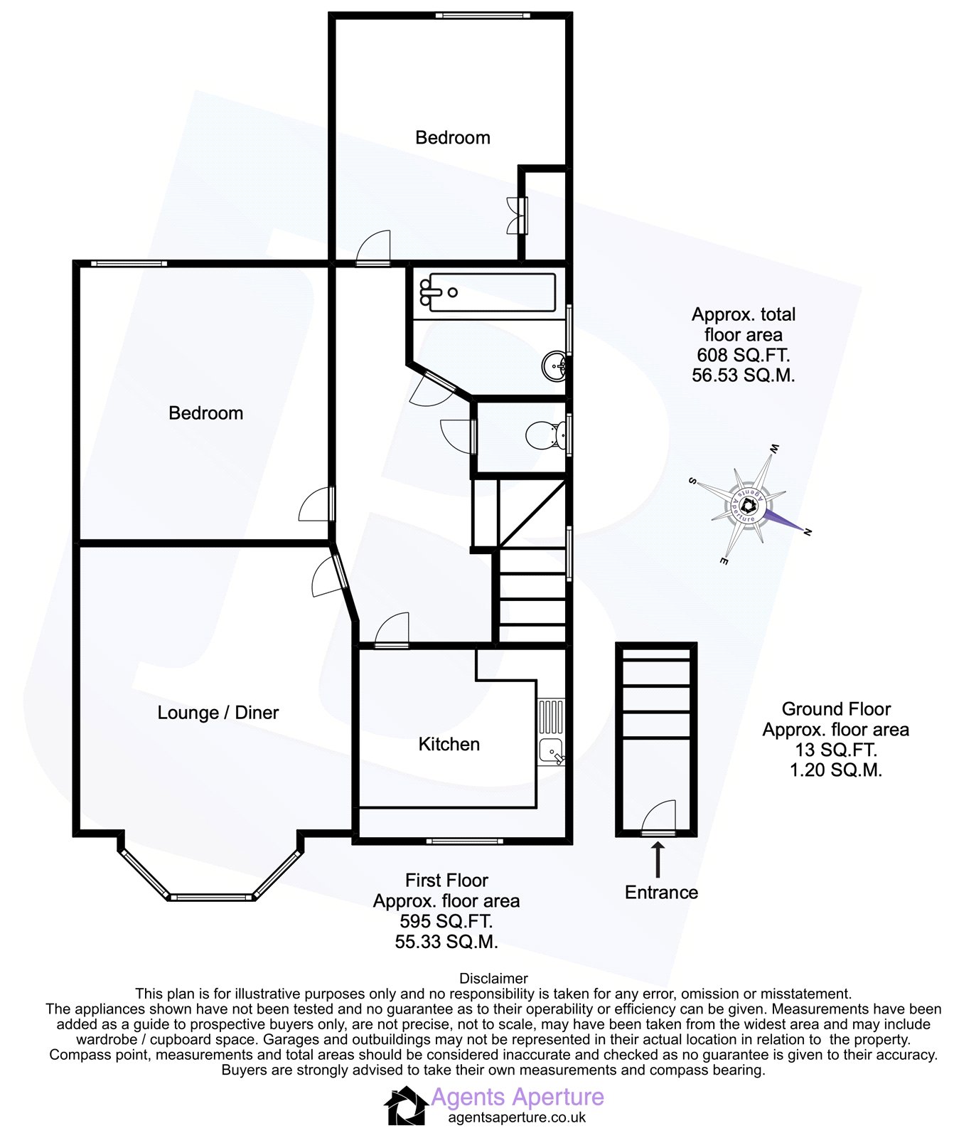165a, North Street, Romford floorplan