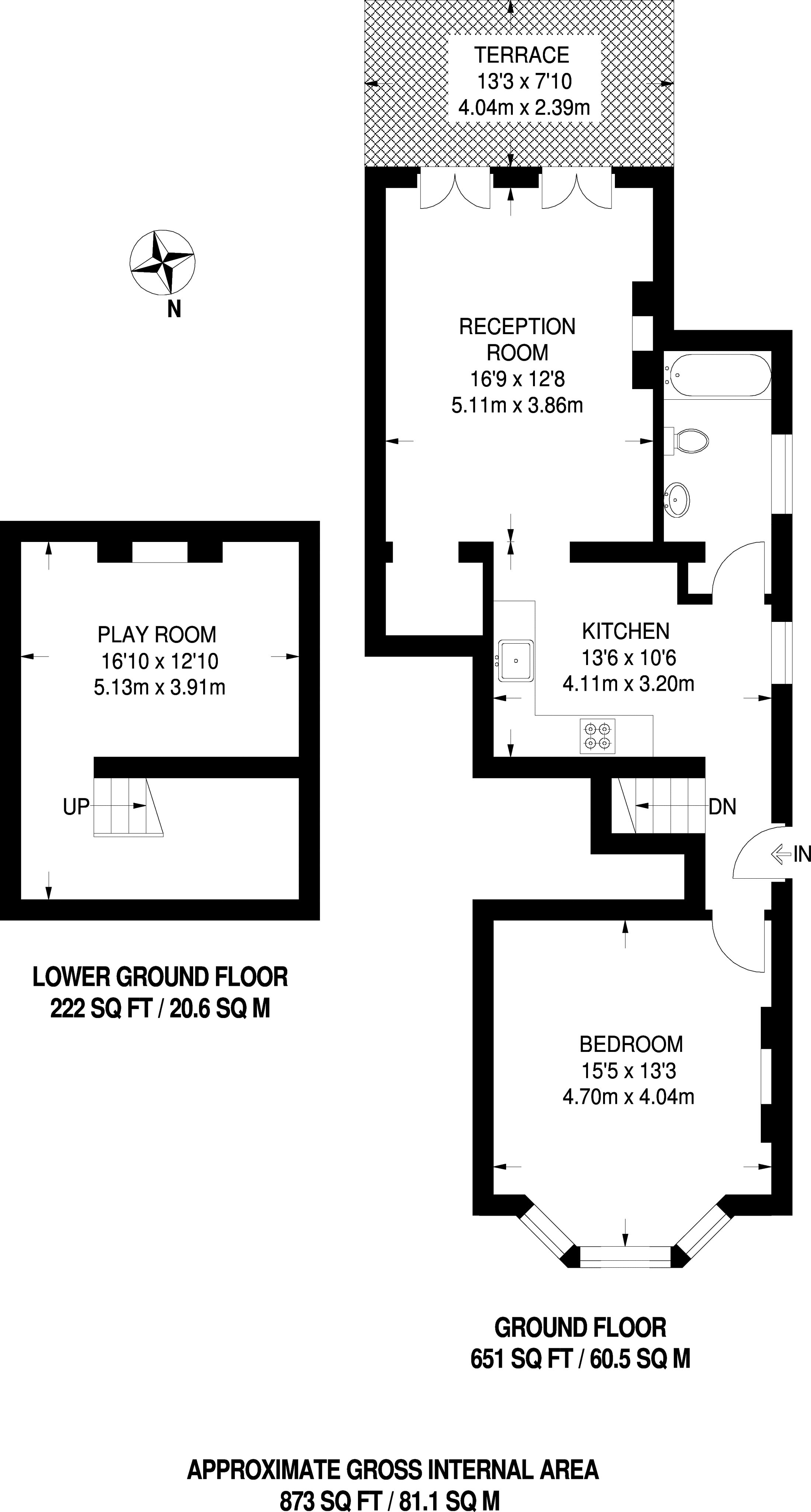 1 Bedrooms Flat to rent in Manor Mount, London SE23