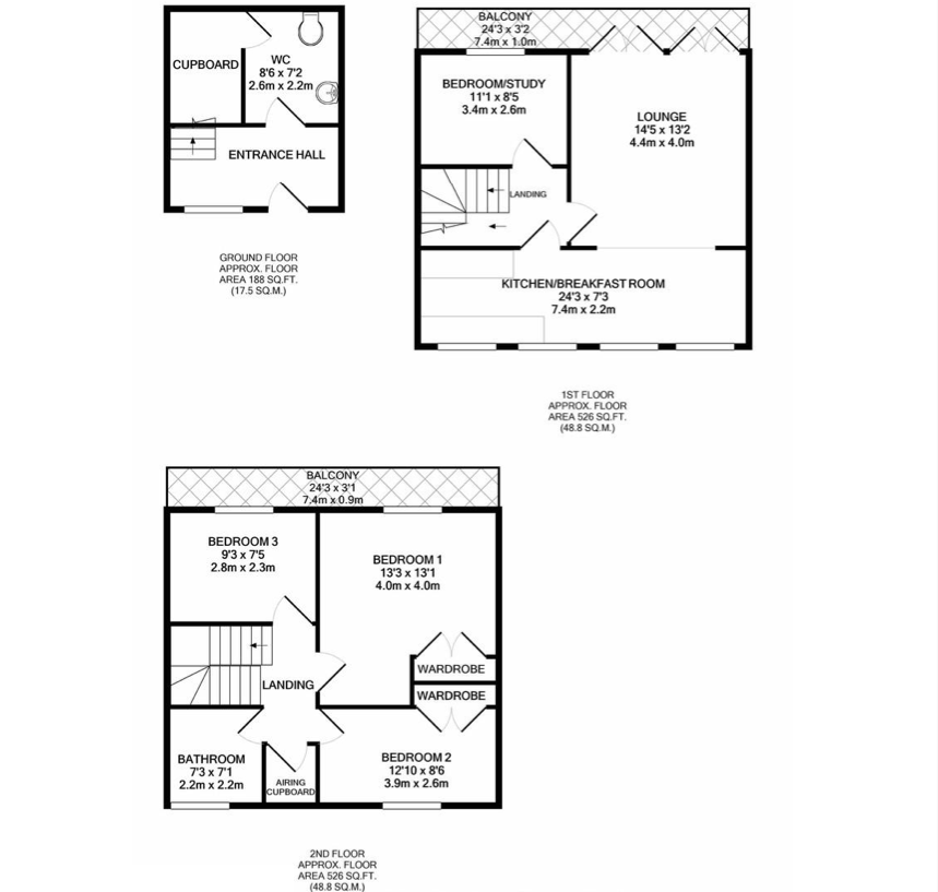 Langford Green, London floorplan