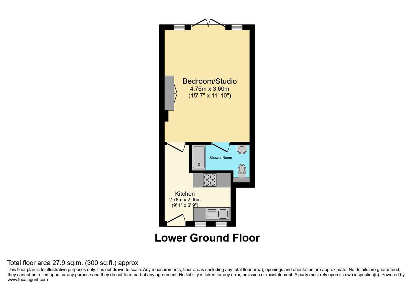 Shepherds Bush Road, London floorplan