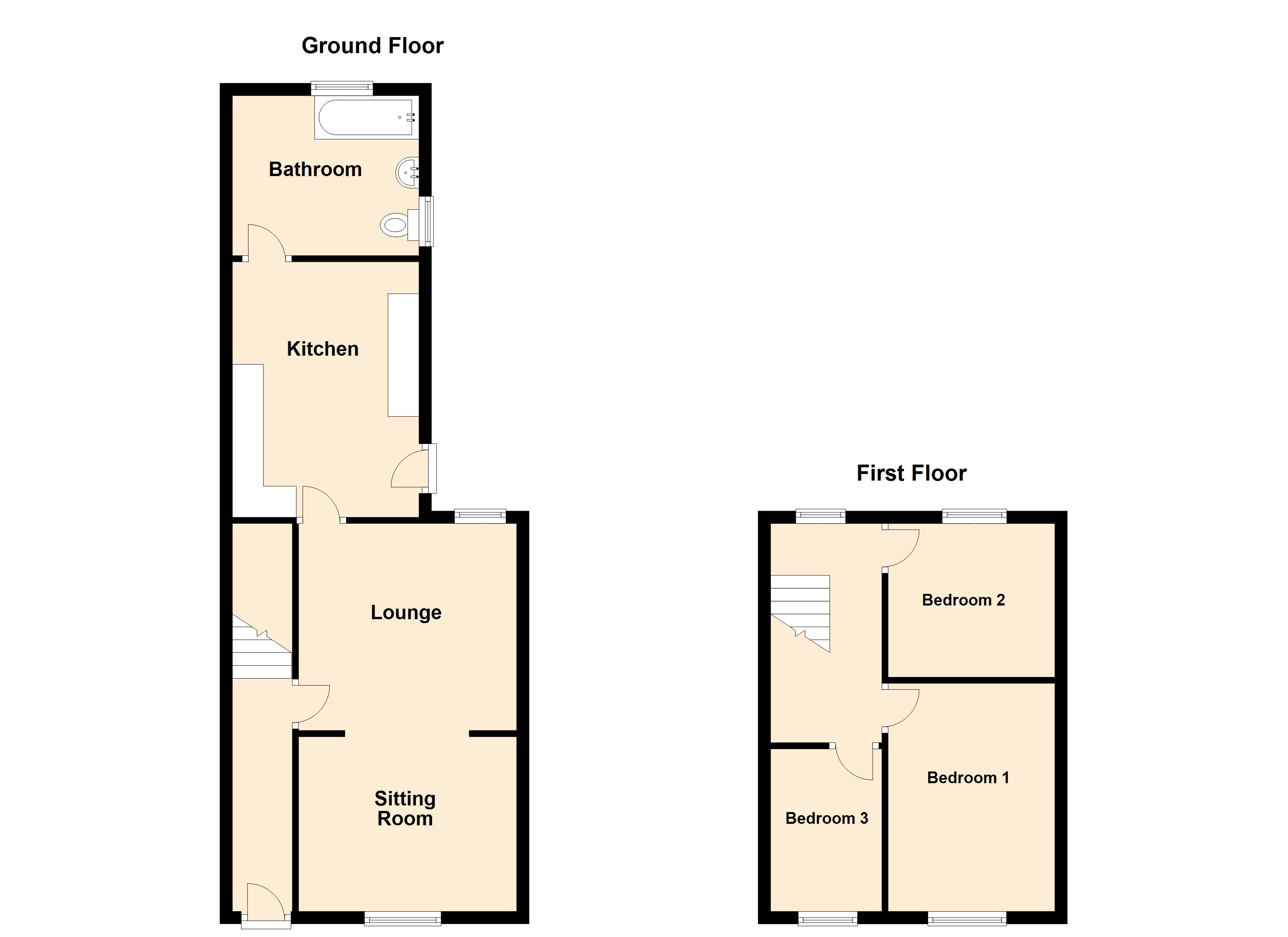 Bute Street, Treorchy CF42, 3 bedroom terraced house for sale