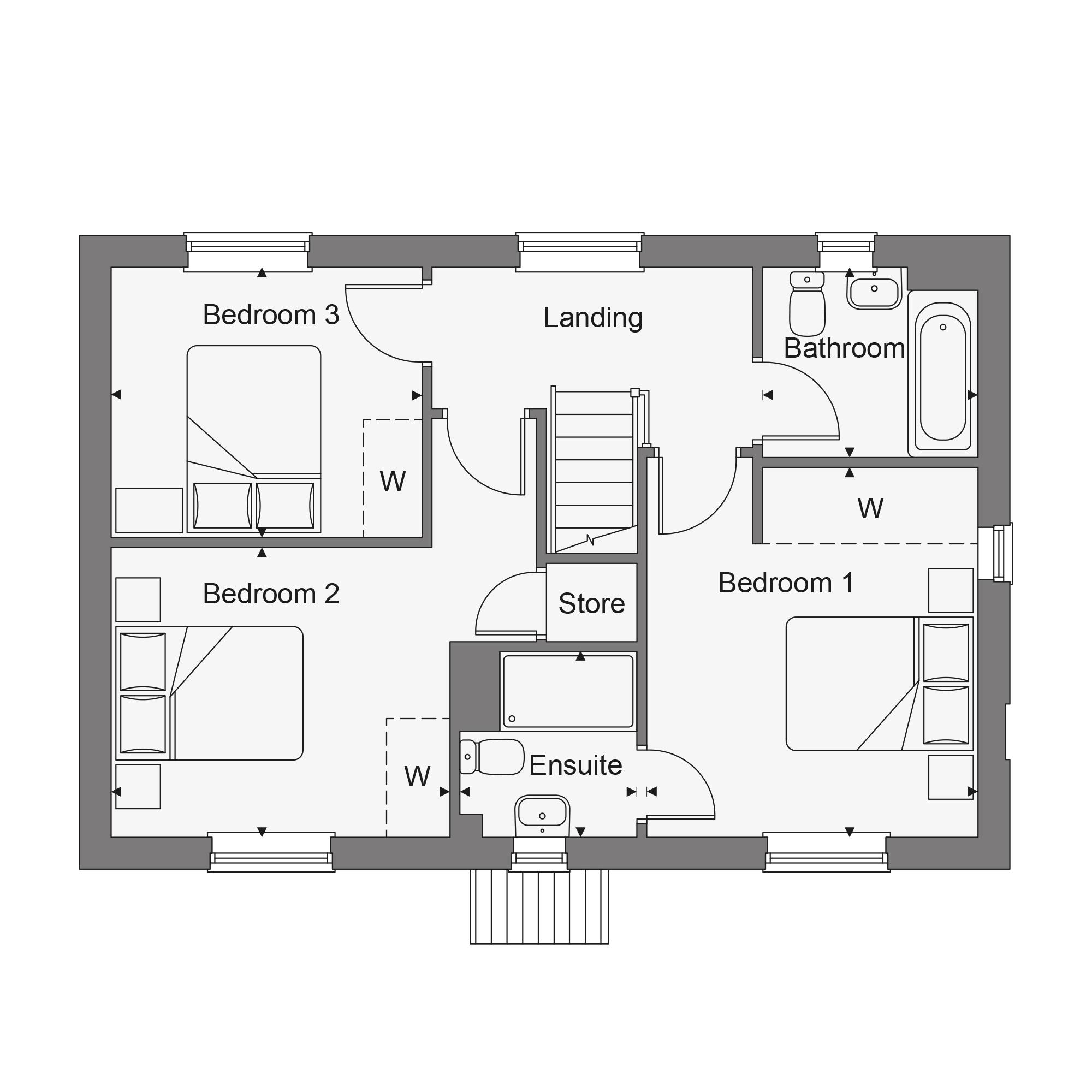 the_gosford_home_38, Bull Field, Parsonage Road,  Takeley  floorplan