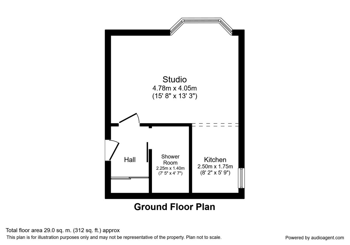 0 Bedrooms Studio to rent in The Goodwins, Tunbridge Wells TN2