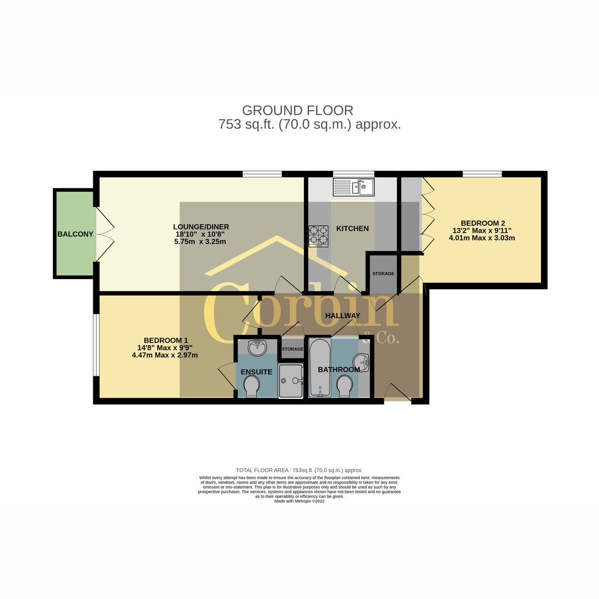 Melford Court St Peter's Road, Bournemouth floorplan