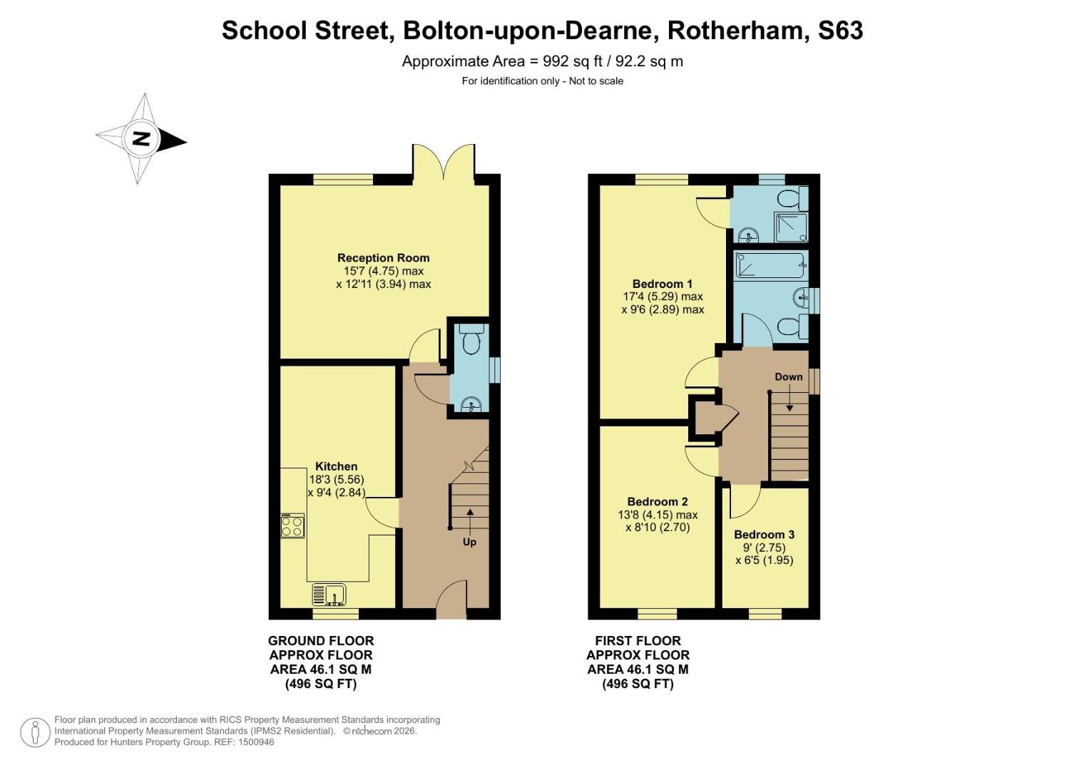 8, School Street, Rotherham floorplan