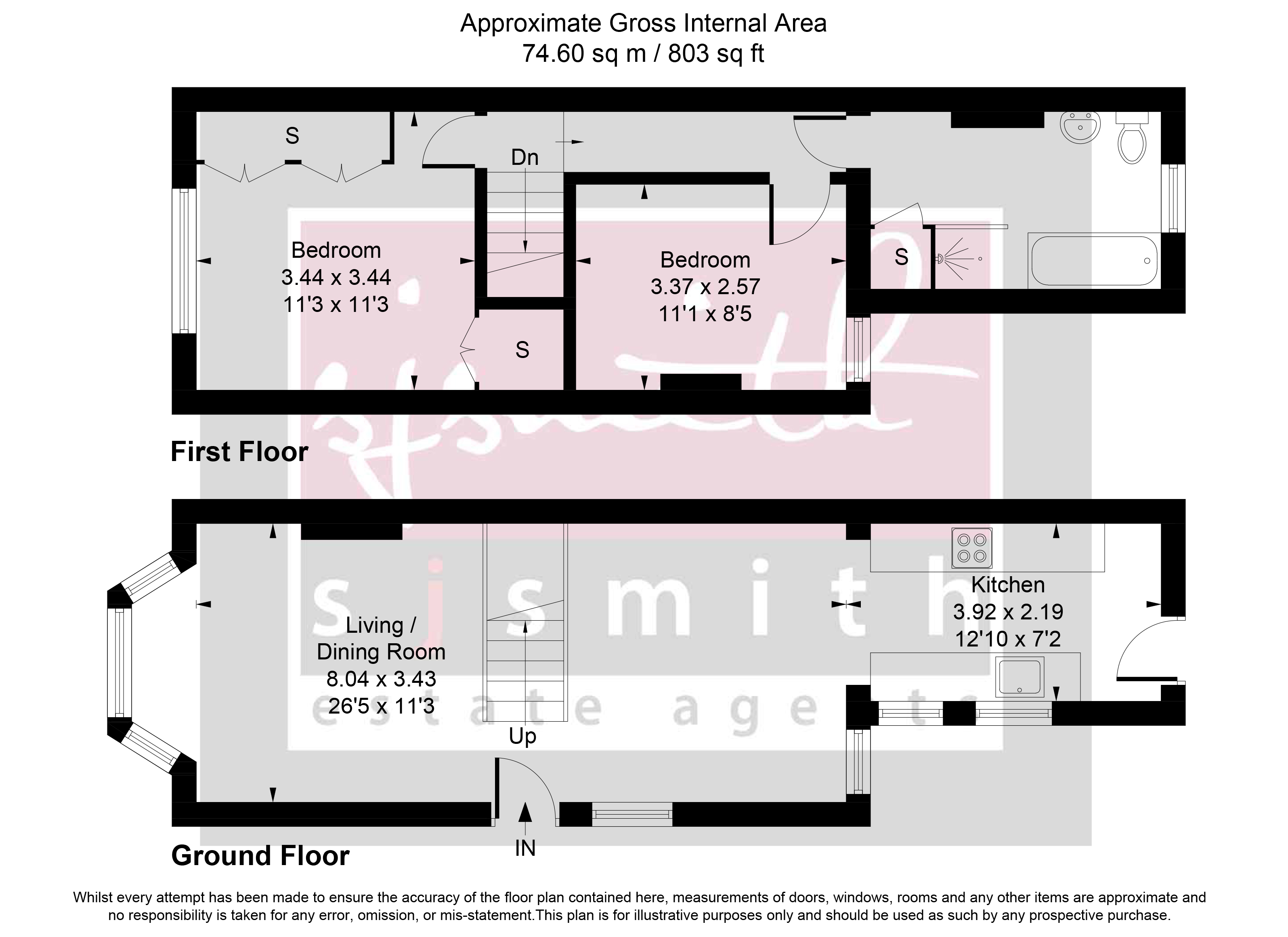 34, Chestnut Grove, Staines-upon-Thames floorplan