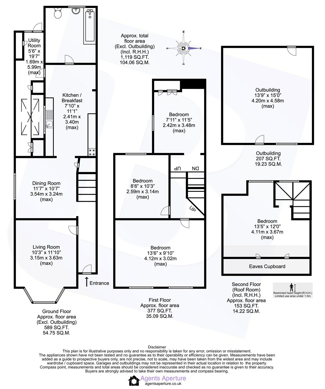 61, Whitehill Road, Kent floorplan