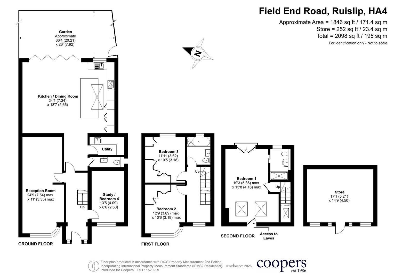 725, Field End Road, Ruislip floorplan