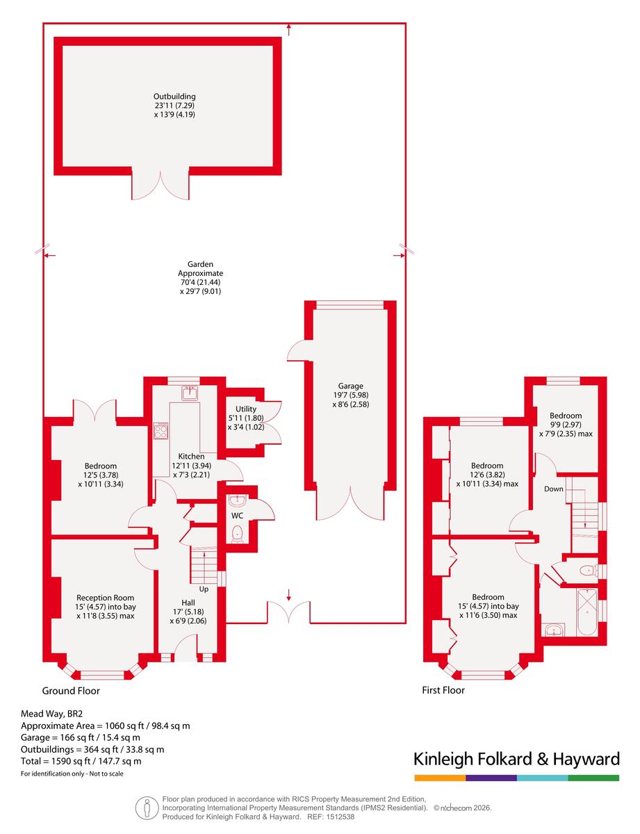 26, Mead Way, Kent floorplan