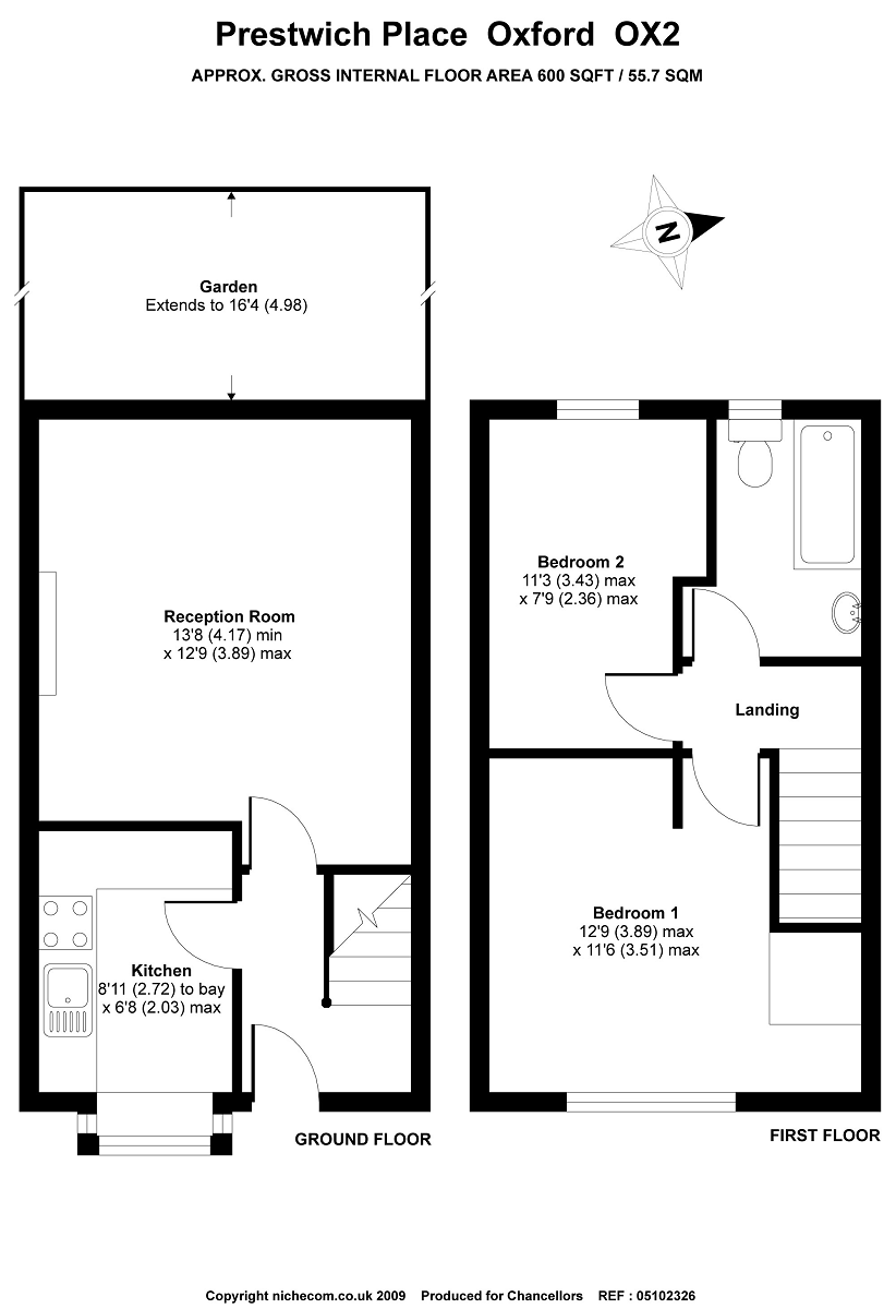 10 Prestwich Place, Prestwich Place, Oxford floorplan