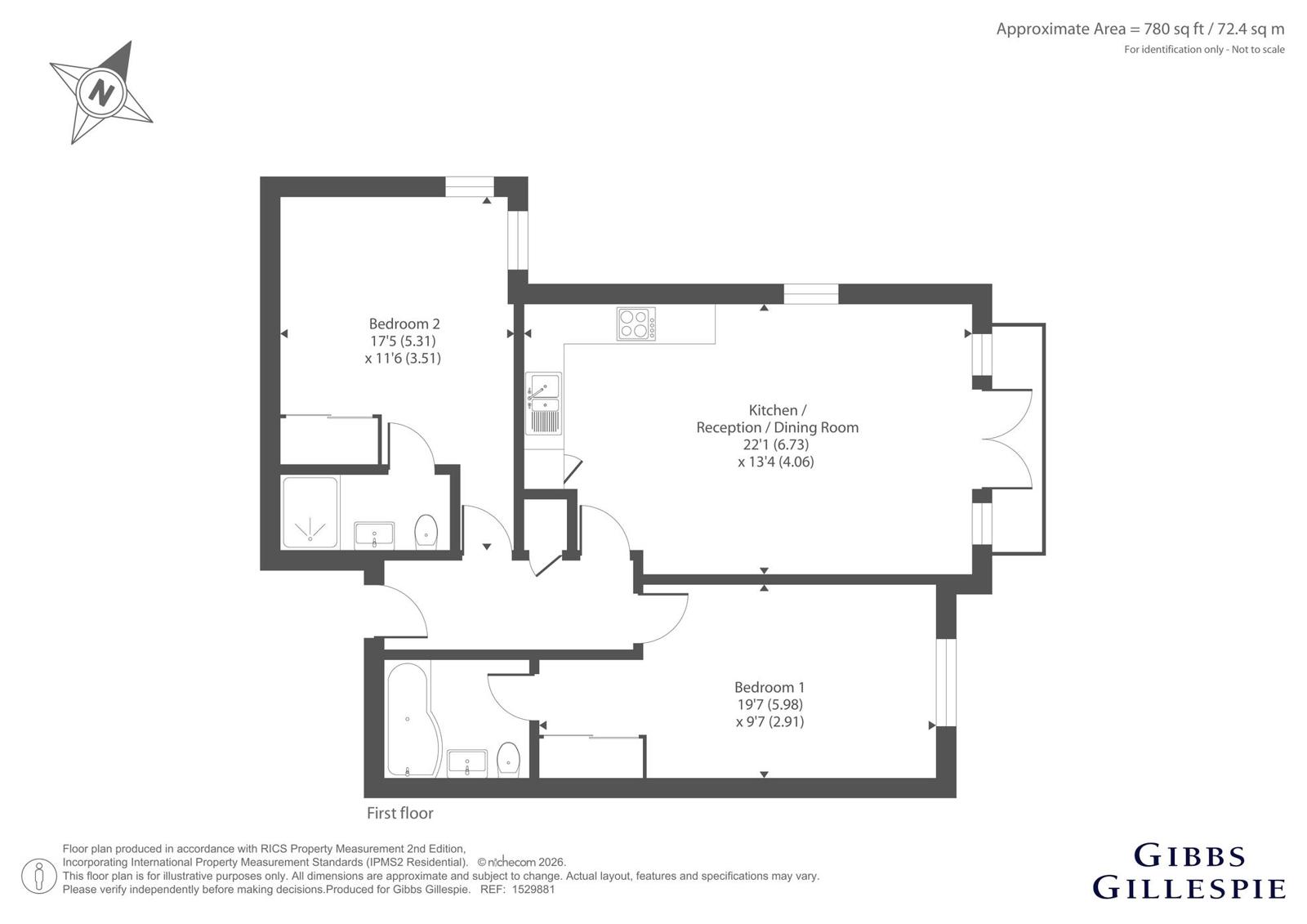 12 Castle Gate,, High View, Rickmansworth floorplan