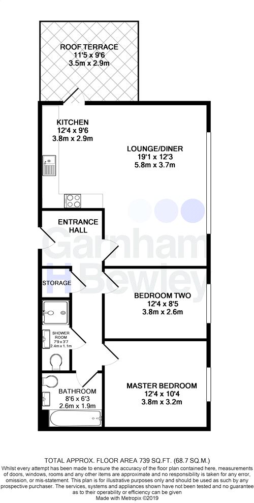 2 Bedrooms Flat for sale in Flat 20, Phoenix House, East Grinstead, West Sussex RH19