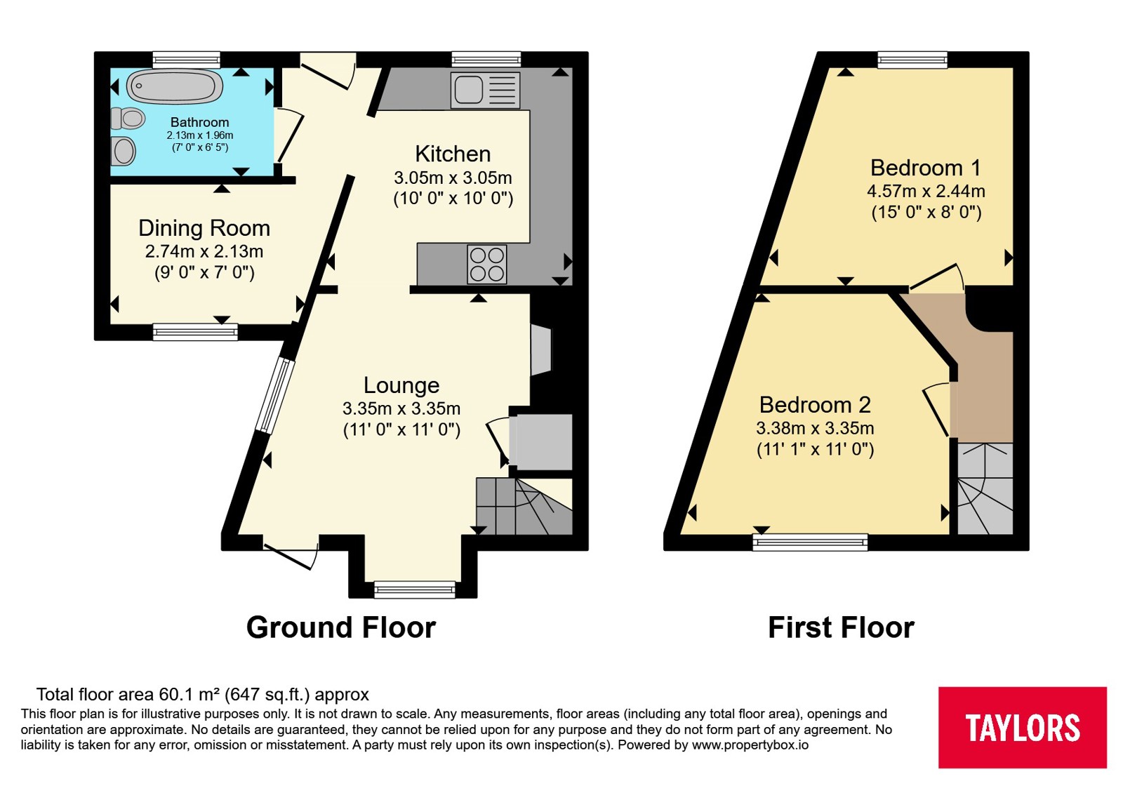 51, Moat Lane, Bedfordshire floorplan