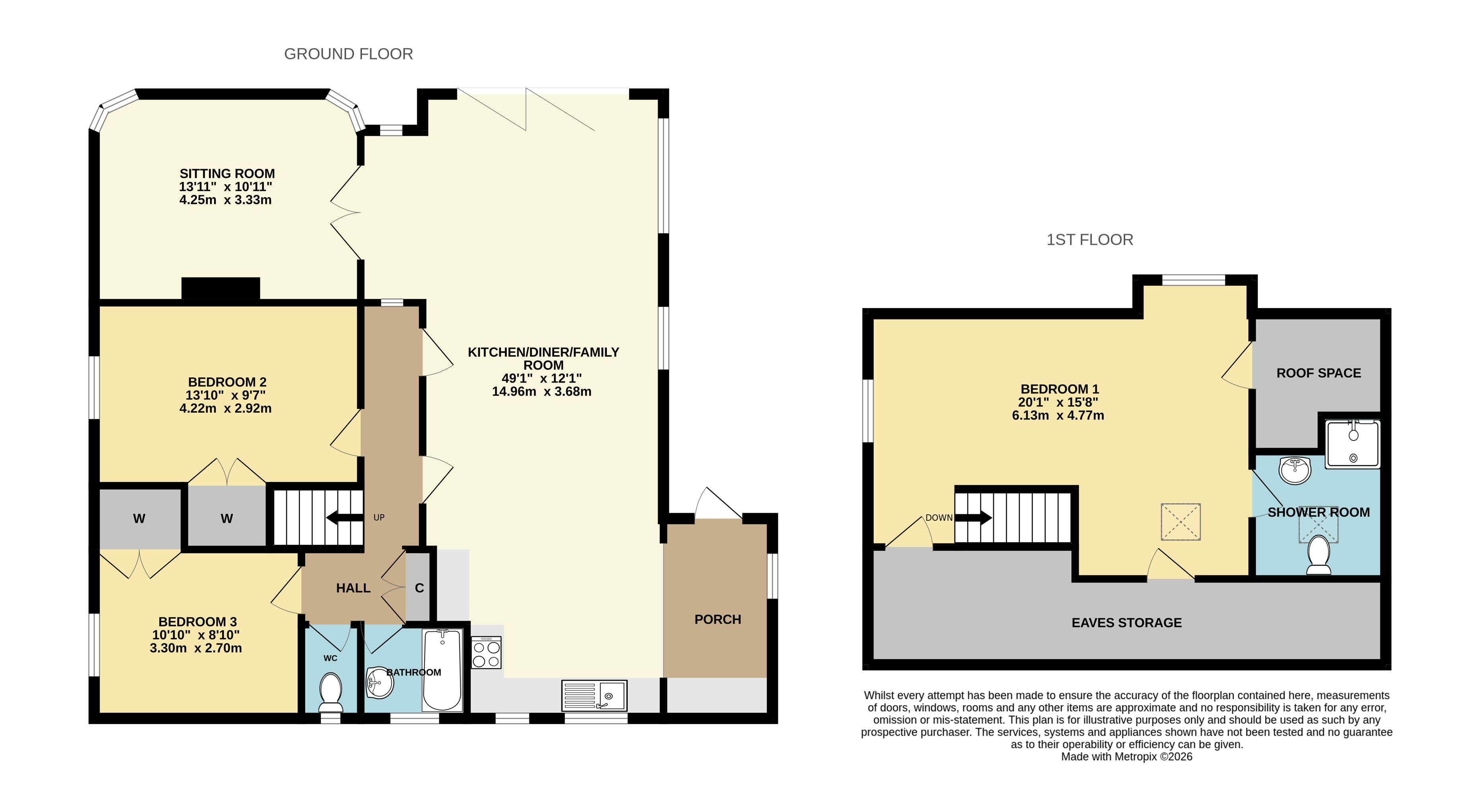 84, Chaddiford Lane, Devon floorplan