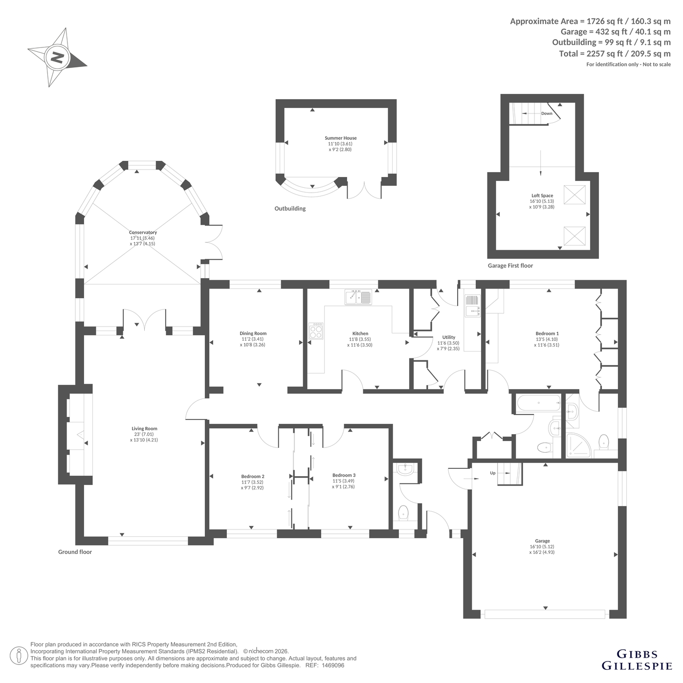 3, Denmead Close, Buckinghamshire floorplan