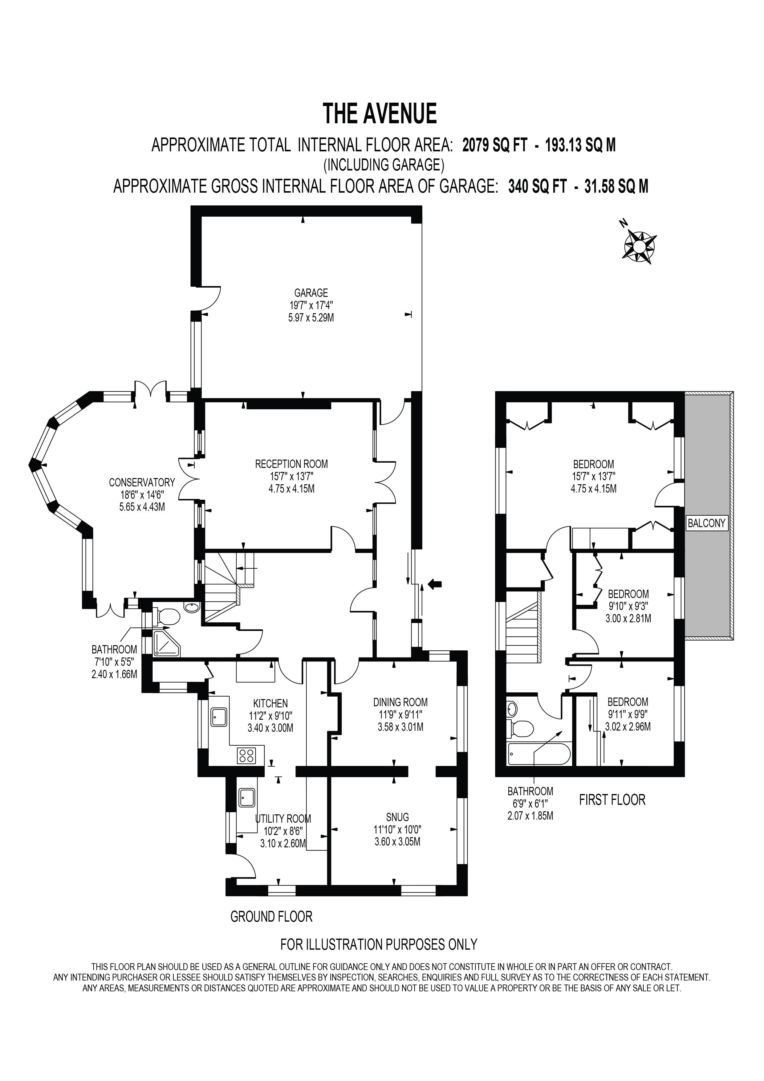 Sandwood,, The Avenue, Redhill floorplan