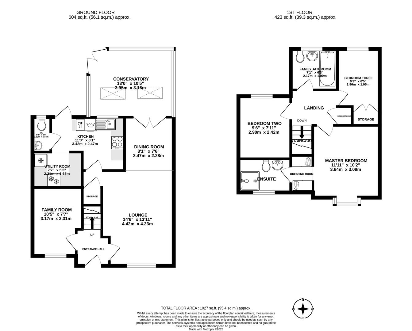 4, Birkdale Close, Chorley floorplan