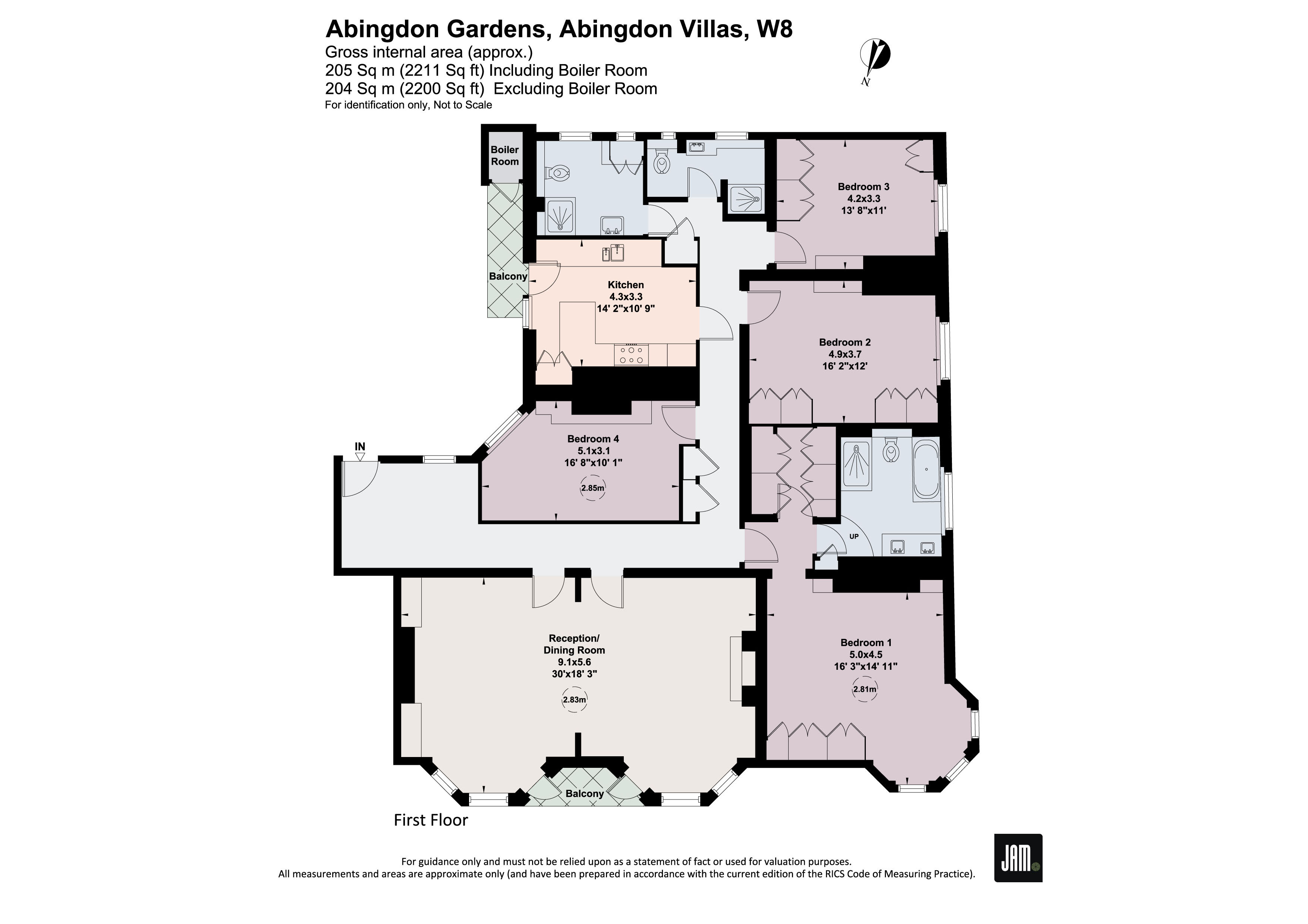 Abingdon Gardens, London floorplan