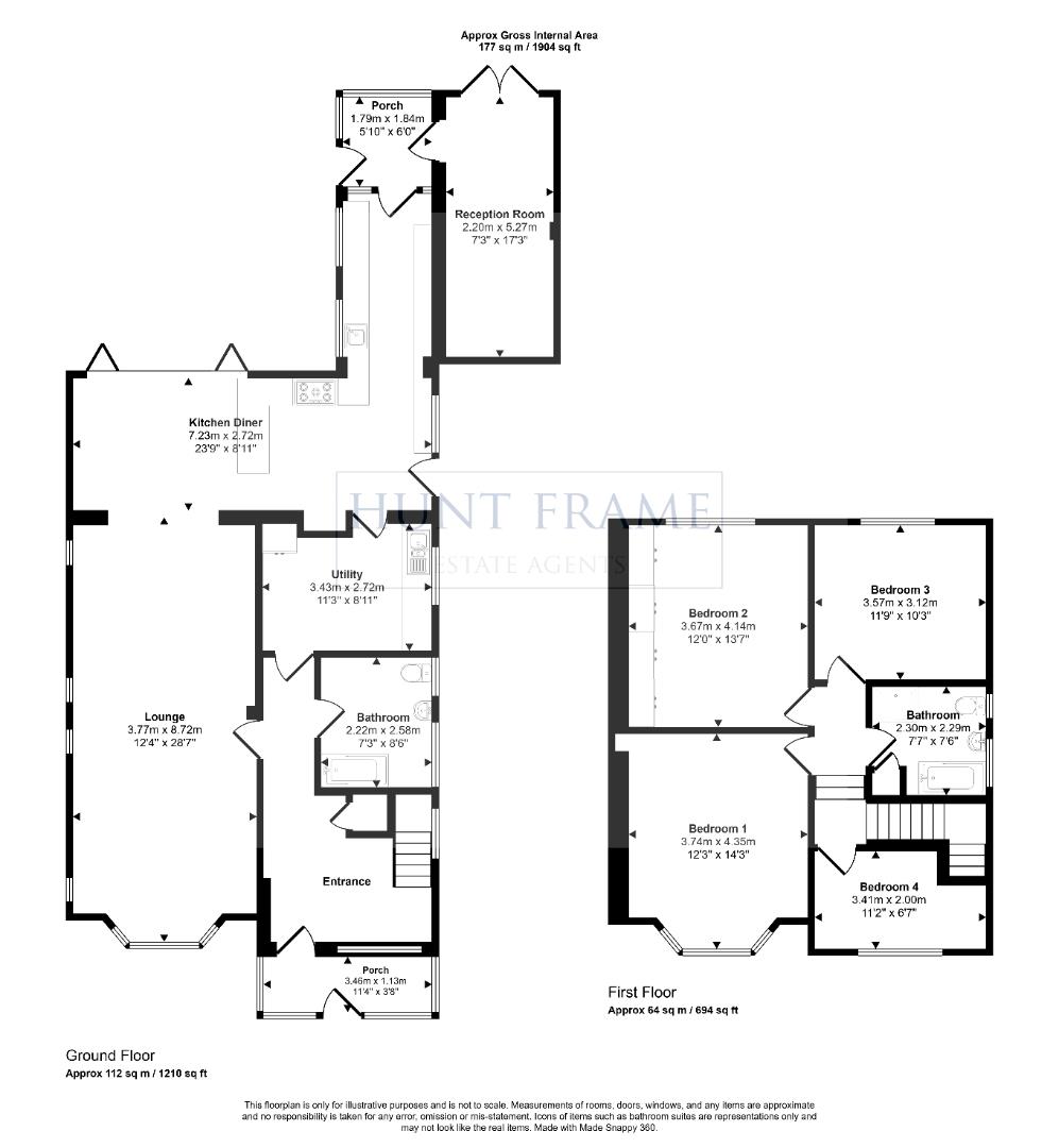 180, Willingdon Road, Eastbourne floorplan