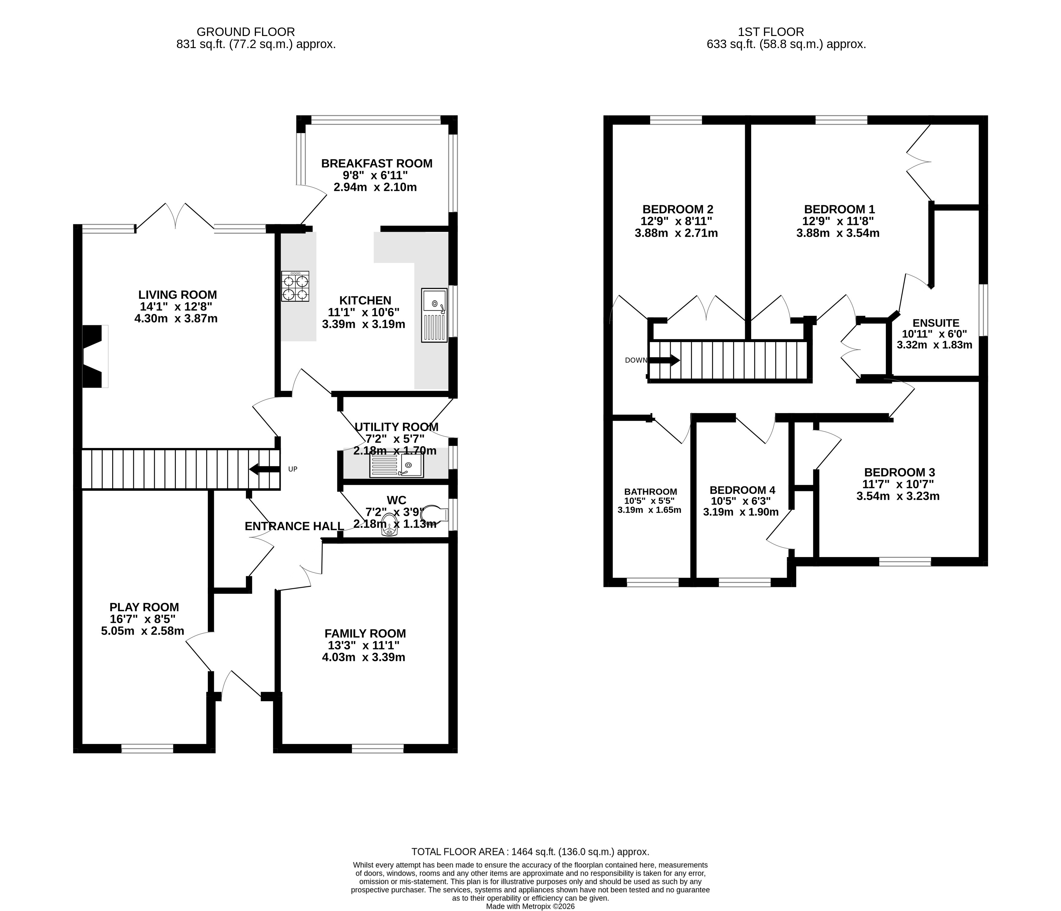 21, Fulneck Mews, West Yorkshire floorplan