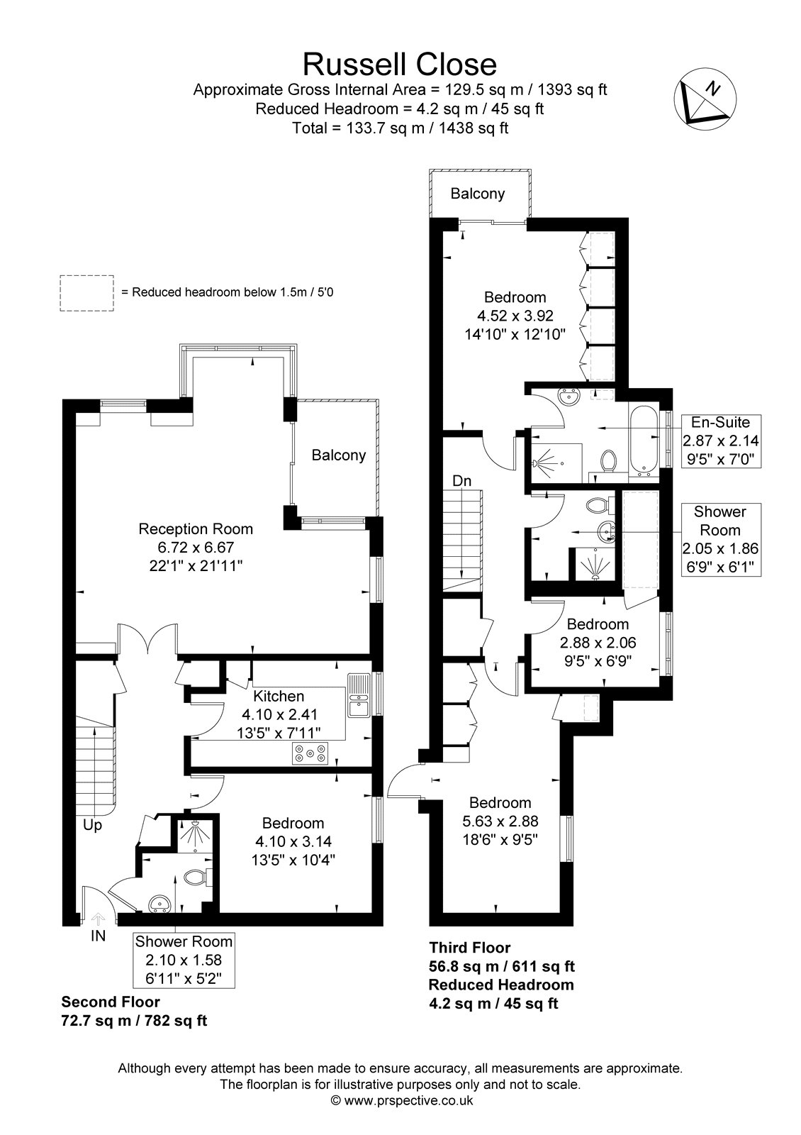 12, Russell Close, London floorplan