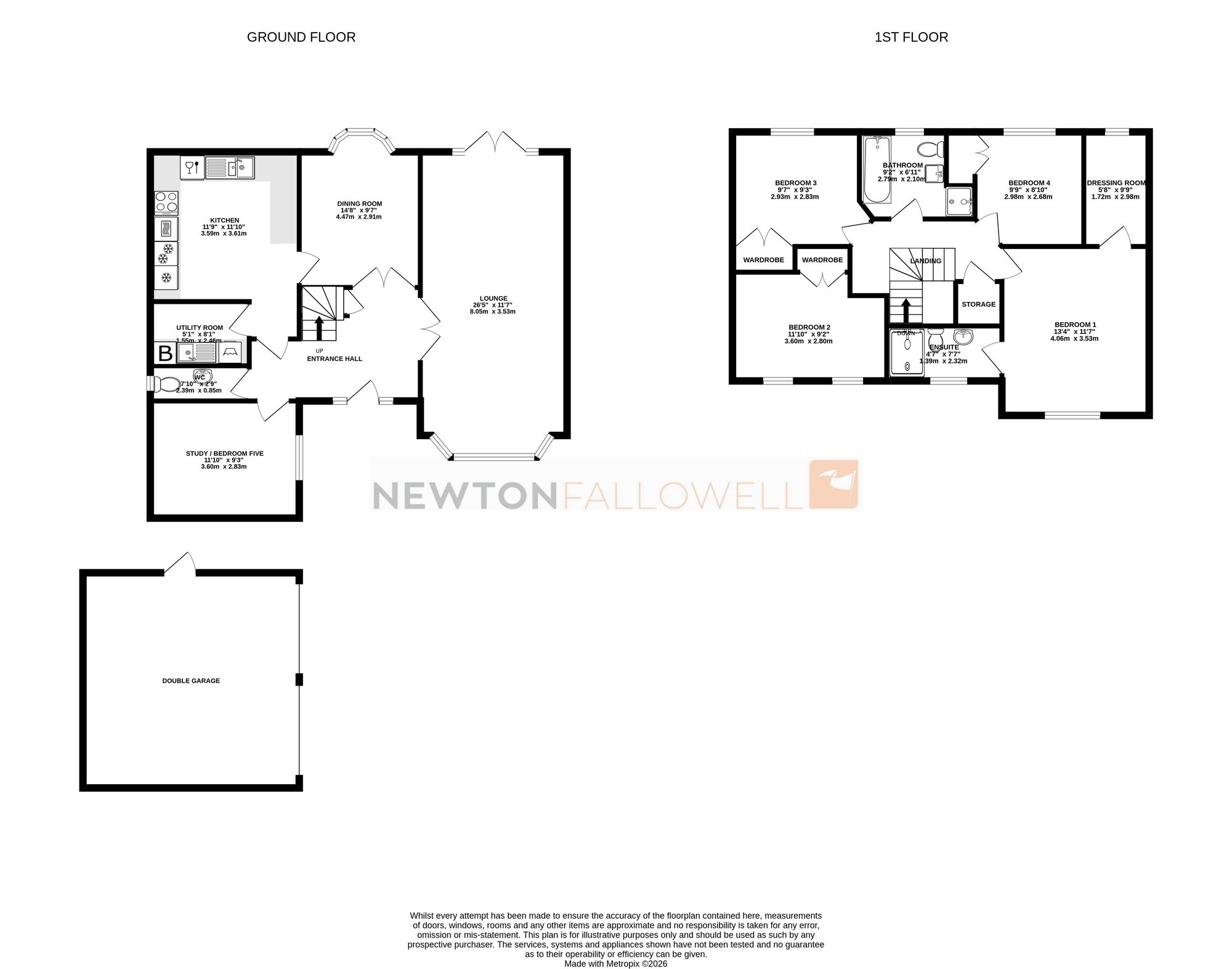 156 Barrowby Road, Grantham floorplan