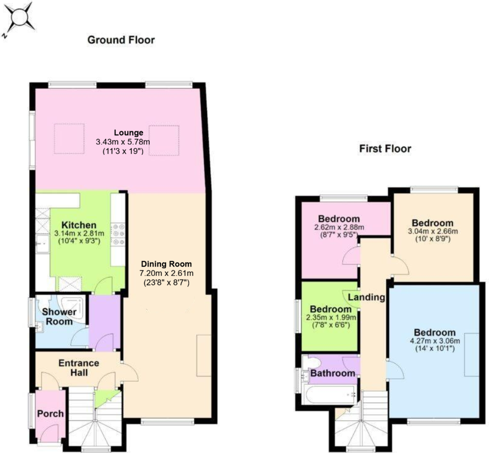 17, Poplar Drive, Kent floorplan