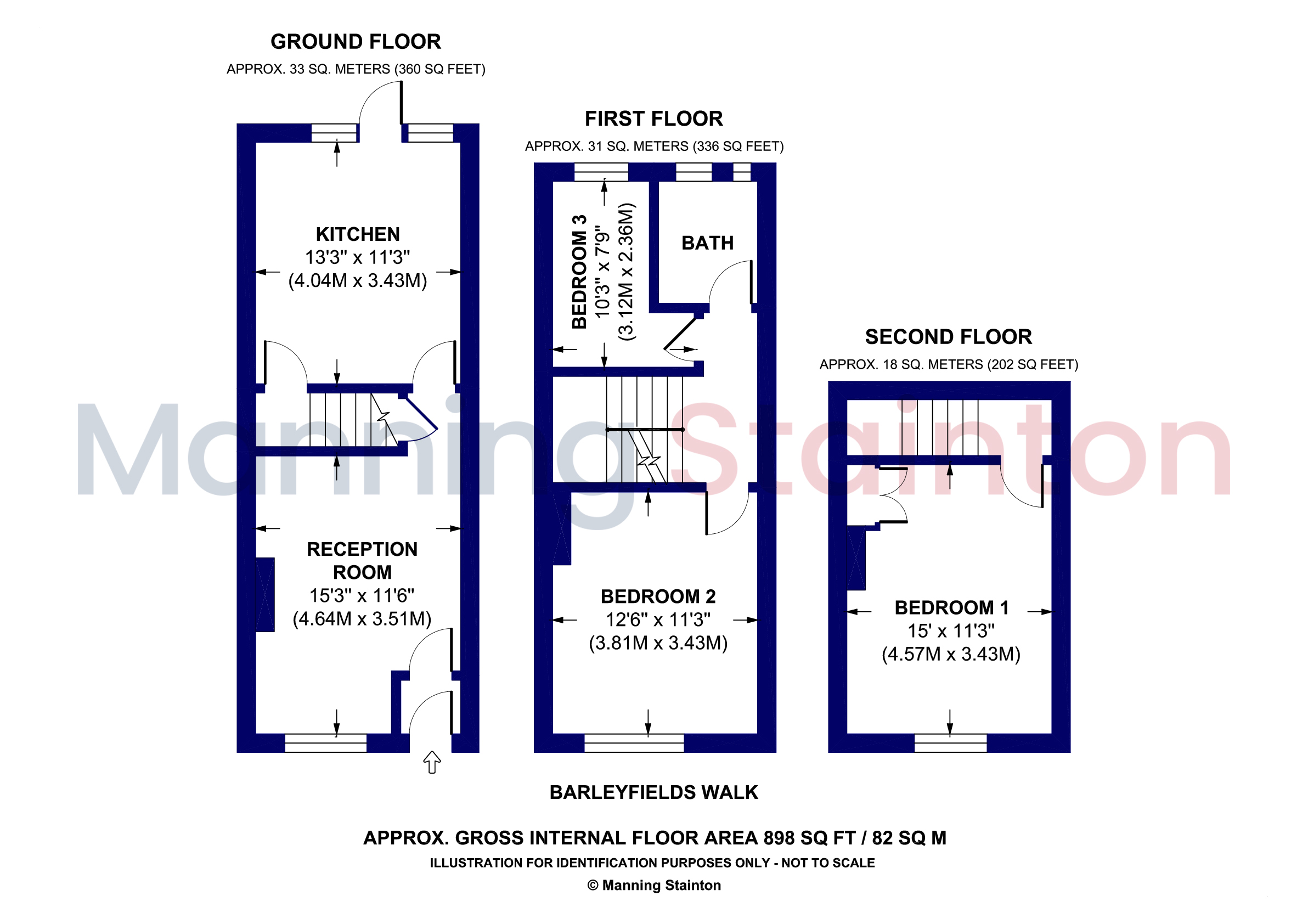 6, Barleyfields Walk, West Yorkshire floorplan